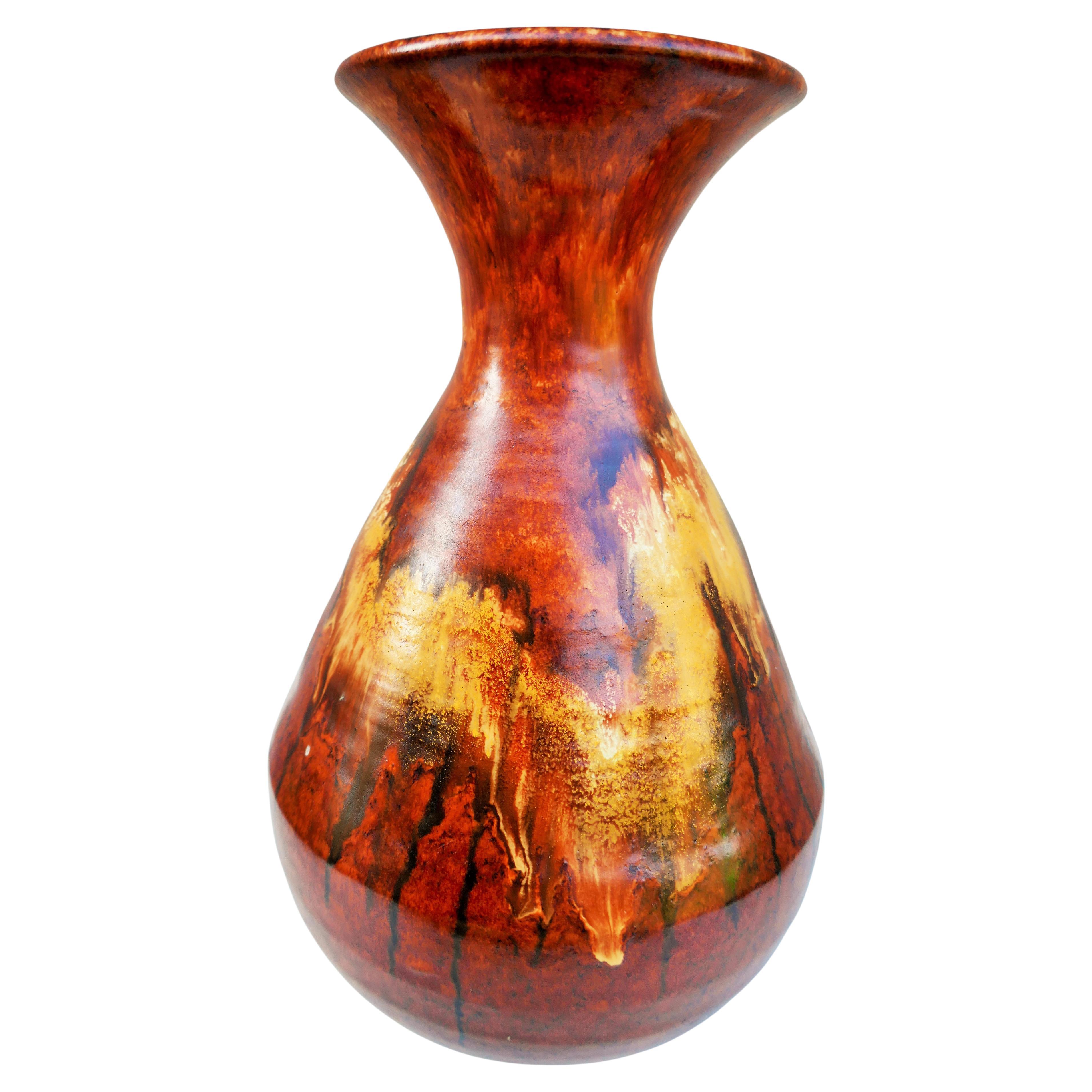 Ceramic vase attributed to Bertoncello In condizioni buone in vendita a Lugo, IT