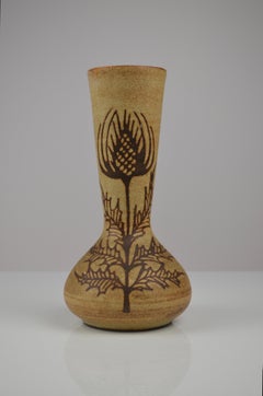 Ceramic vase attributed to Jacques Fonck & Jean Mateo, Vallauris, 1960s