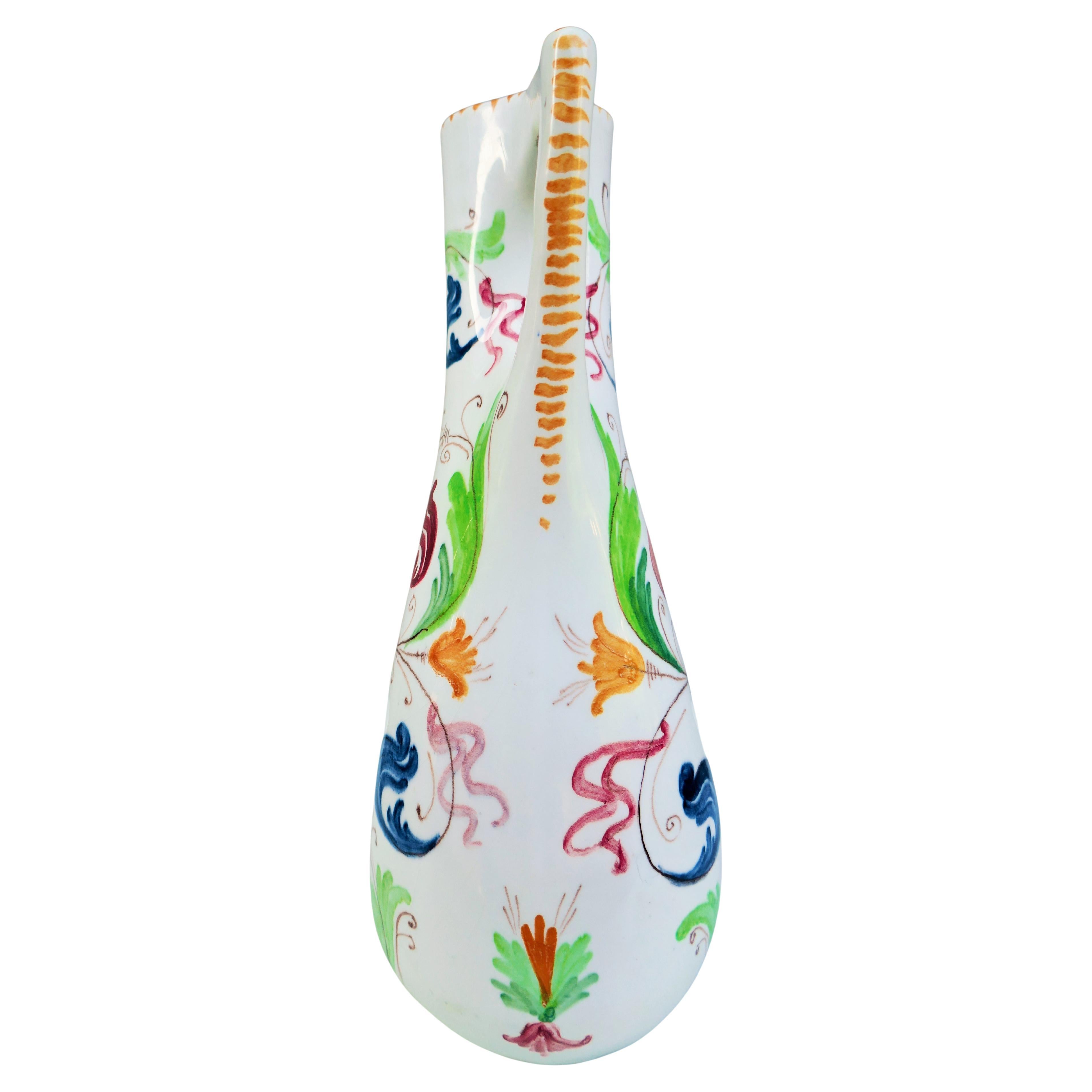 Moderno Ceramic vase attributed to the Imola Ceramic Cooperative in vendita