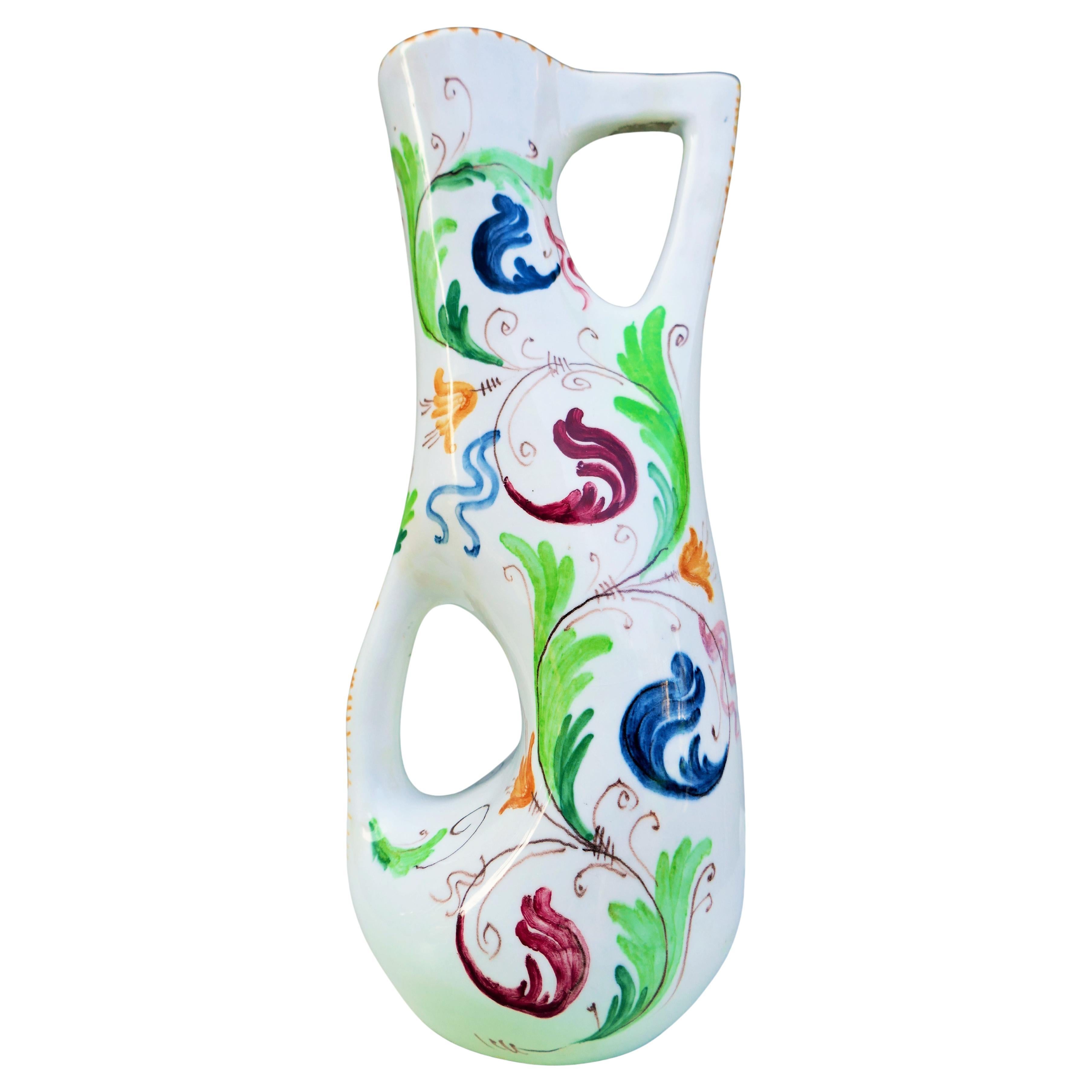 Vase en céramique attribué à la coopérative céramique d'Imola