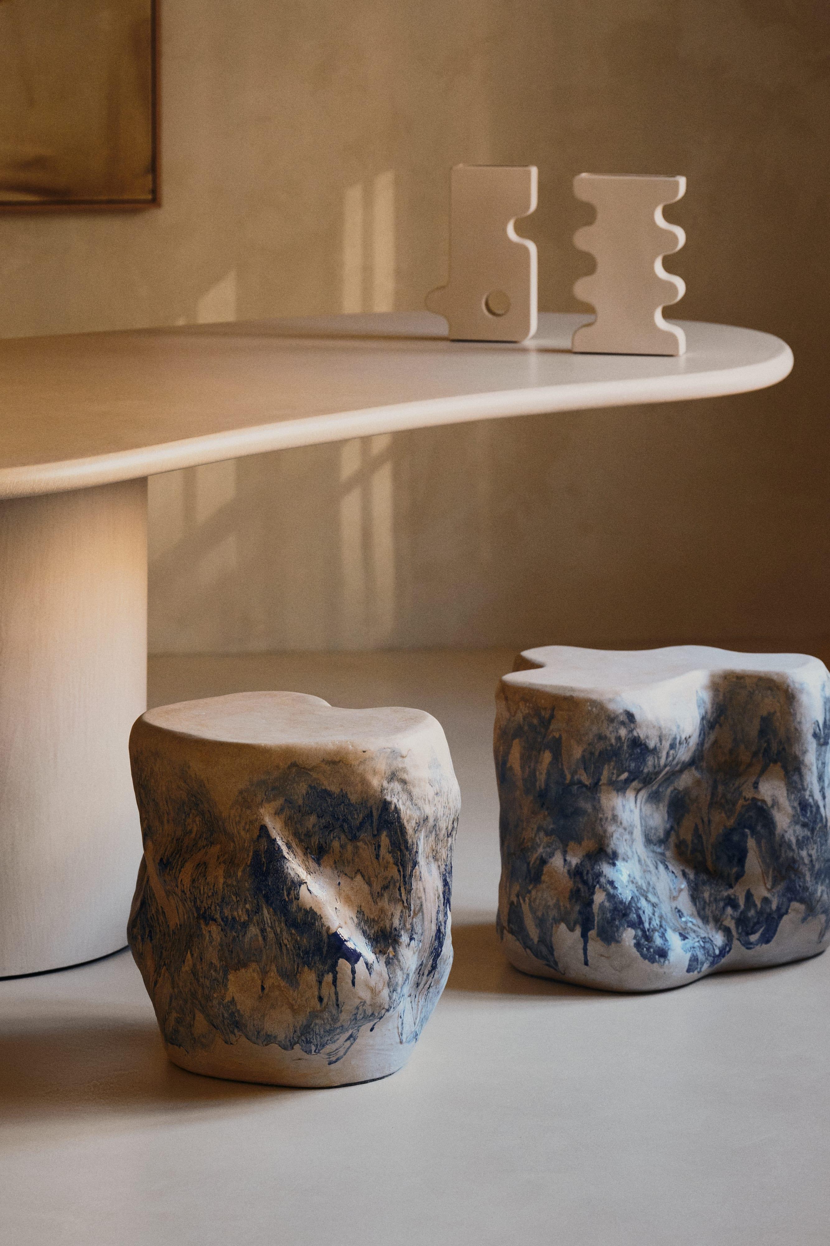 XXI secolo e contemporaneo Ceramic Vase ''BARVA 4'' BROWN hand-glazed by Pani Jurek in vendita