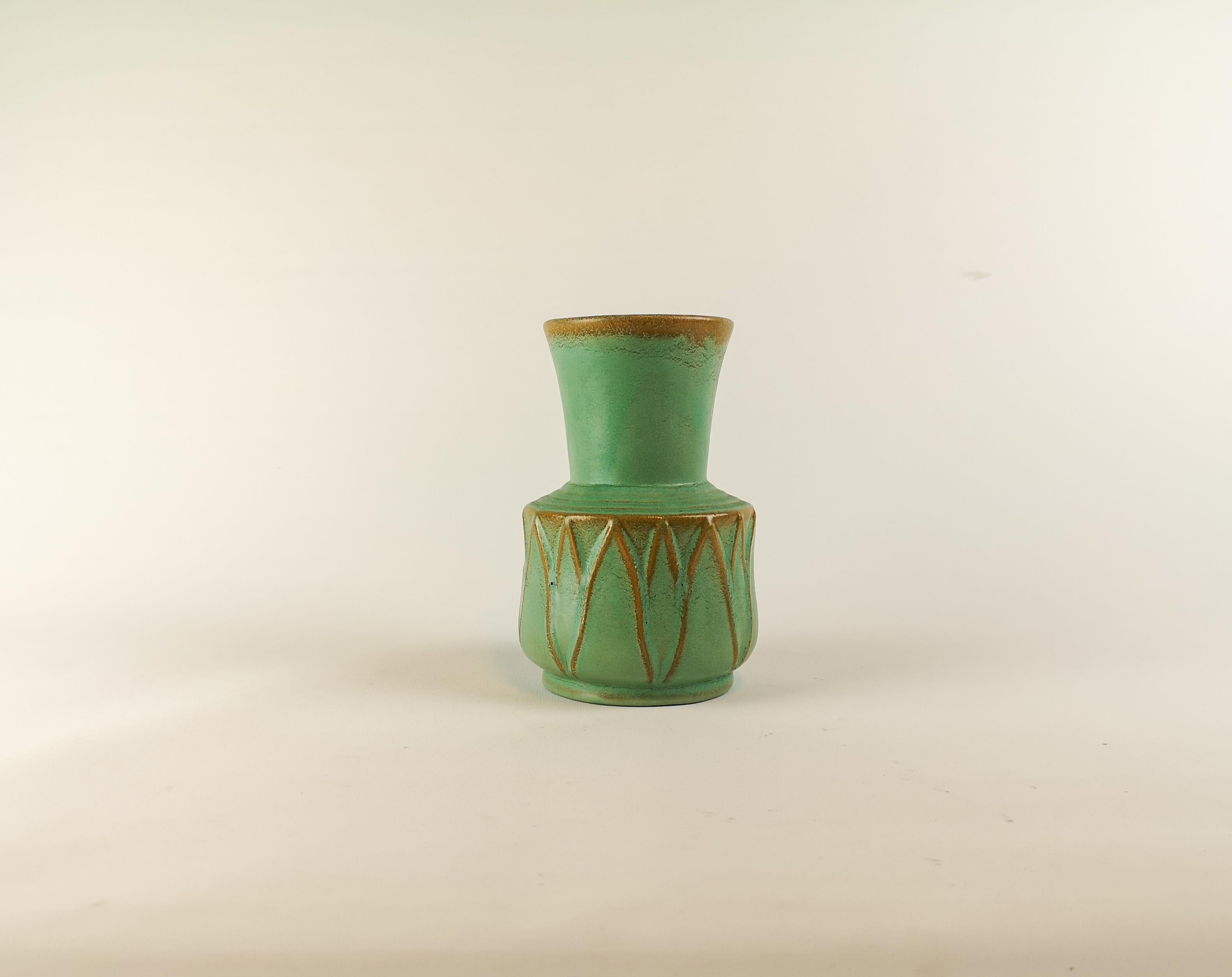 Ceramic Vase Bo Fajans Ewald Dahlskog, Sweden, 1940s In Good Condition In Hillringsberg, SE