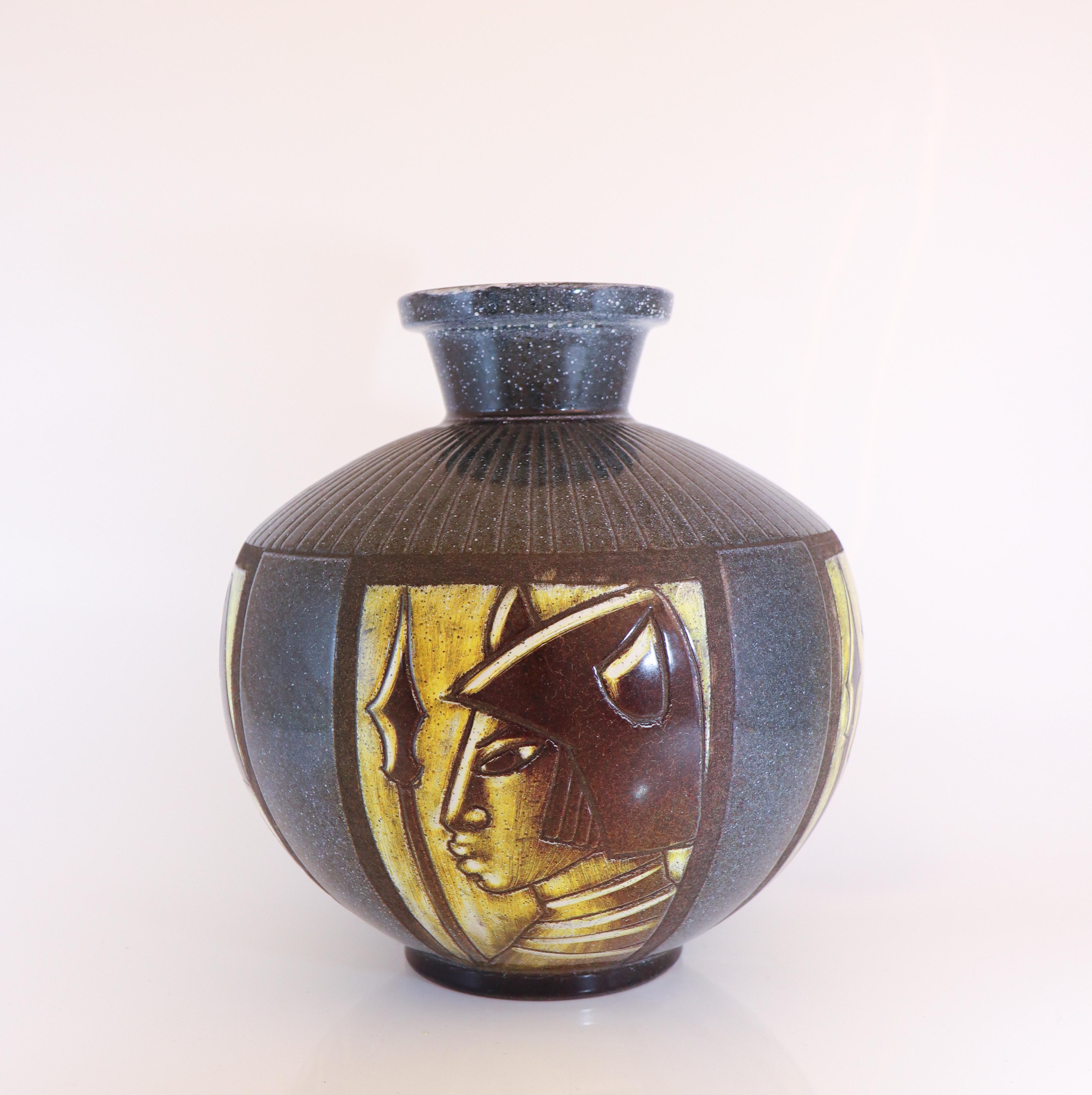 Scandinavo moderno Vaso in ceramica - Bonnie Rehnqvist - Törngrens Keramik in vendita