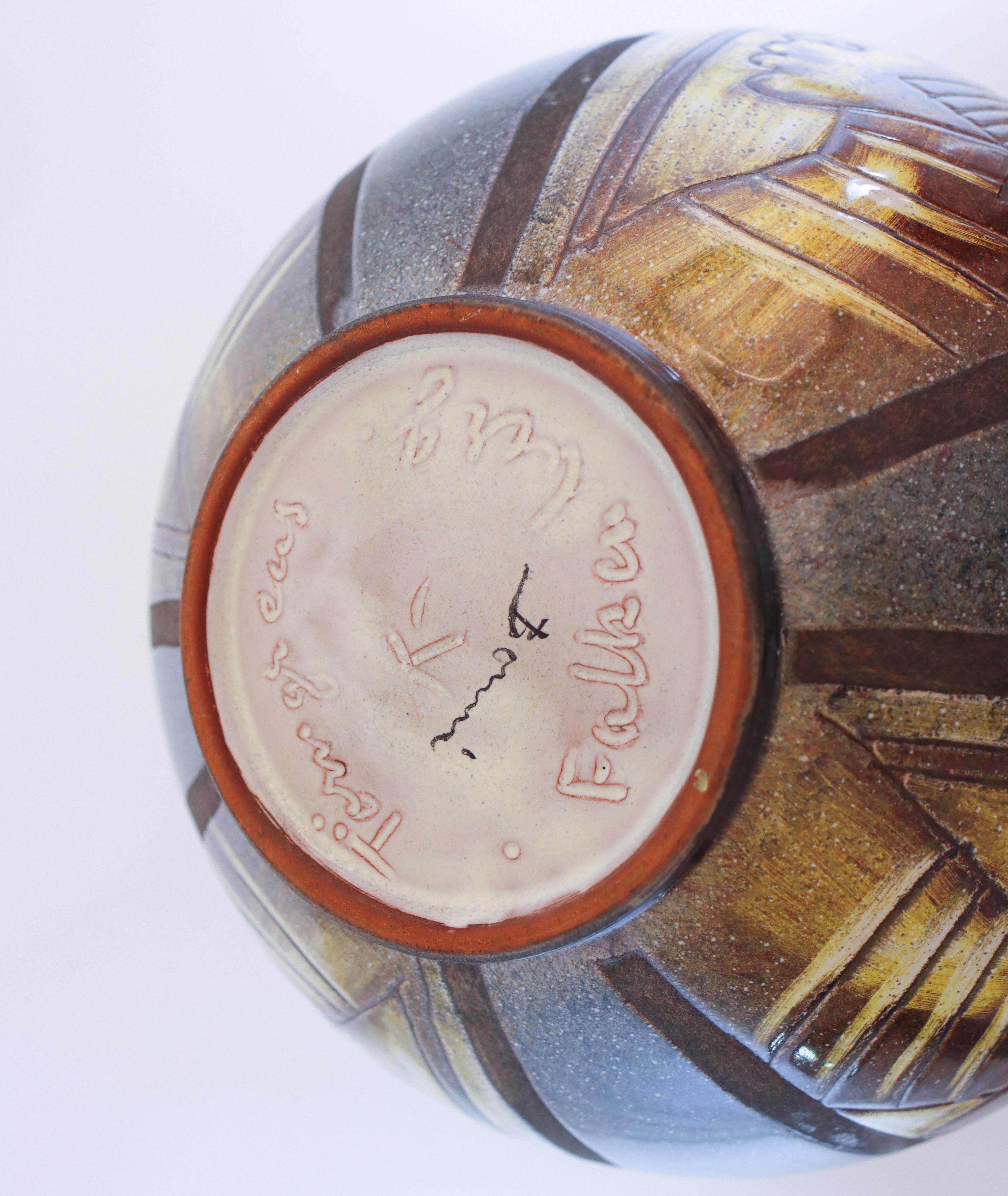 XX secolo Vaso in ceramica - Bonnie Rehnqvist - Törngrens Keramik in vendita