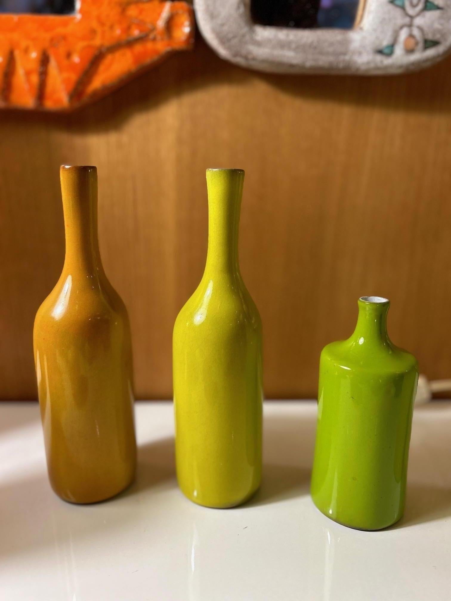 Vaso/bottiglia in ceramica di Jacques & Dani Ruelland, Francia, anni '60 in vendita 1