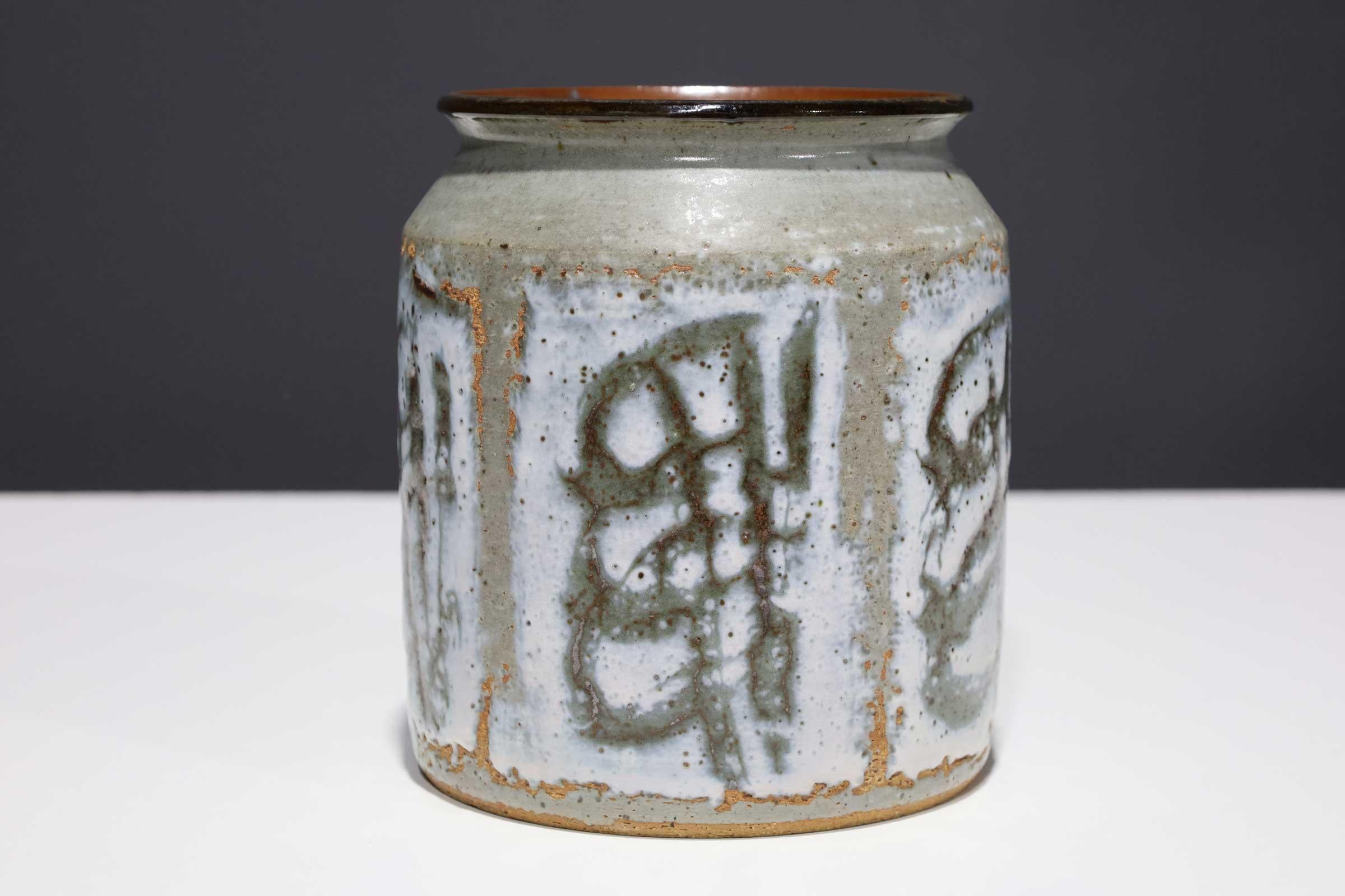  Keramische Vase von Albert Green (Moderne der Mitte des Jahrhunderts) im Angebot
