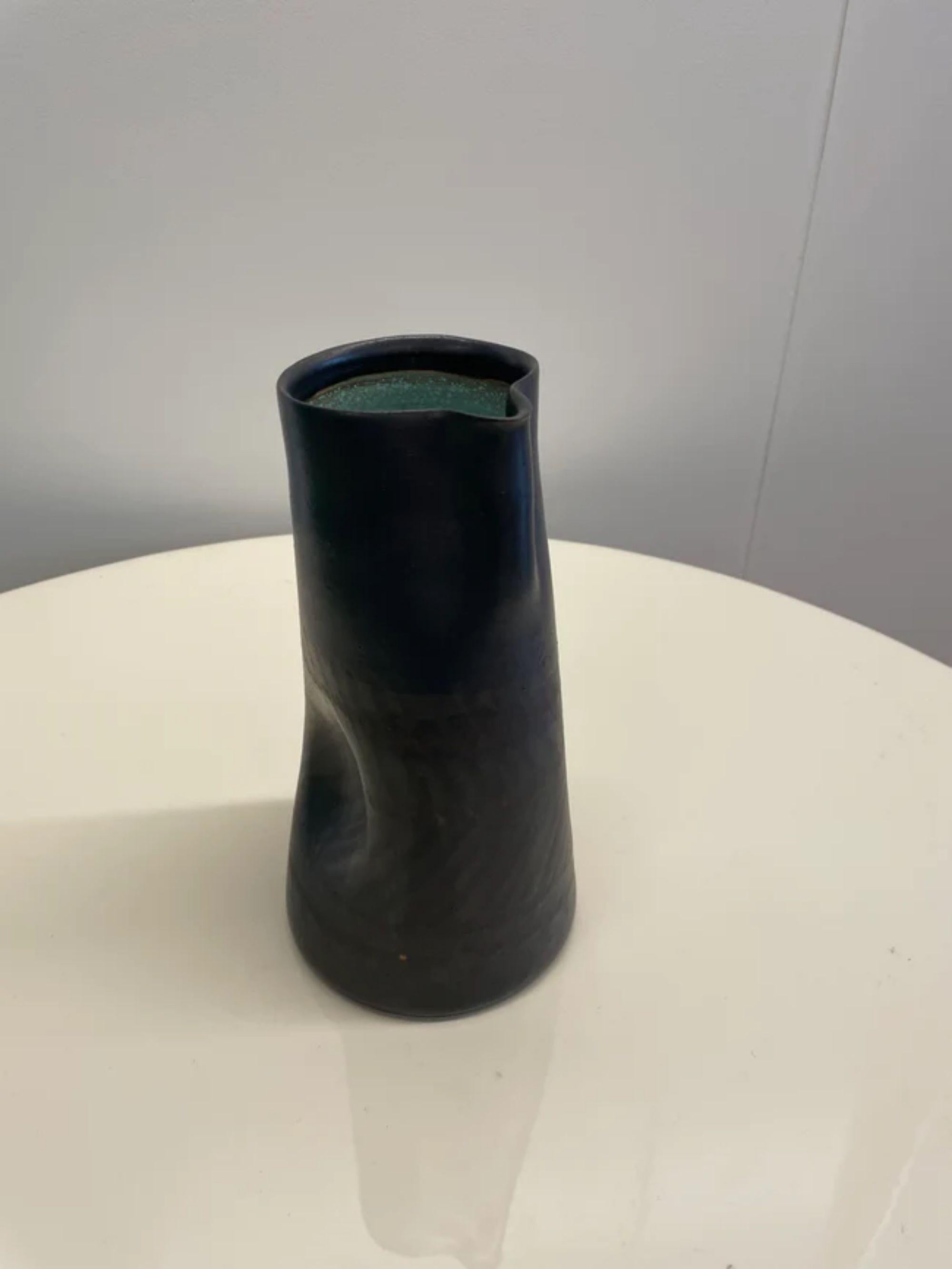 Alessio Tasca ceramic vase, Italy, 1970s

Additional Information:
Materials: Glazed ceramic
Dimensions: 10” H x 5 1/2” Dia.