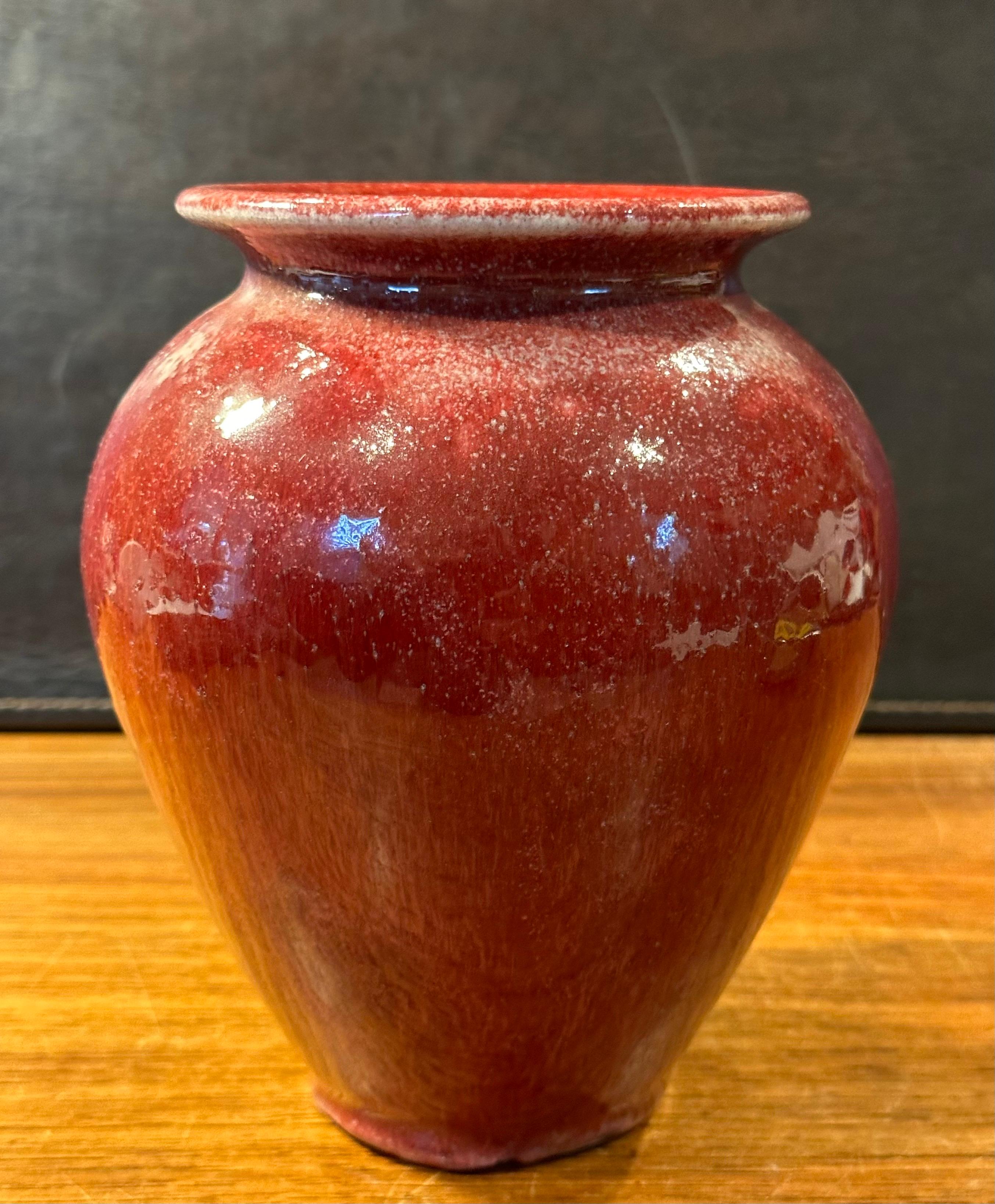 American Ceramic Vase by Alex Long For Sale