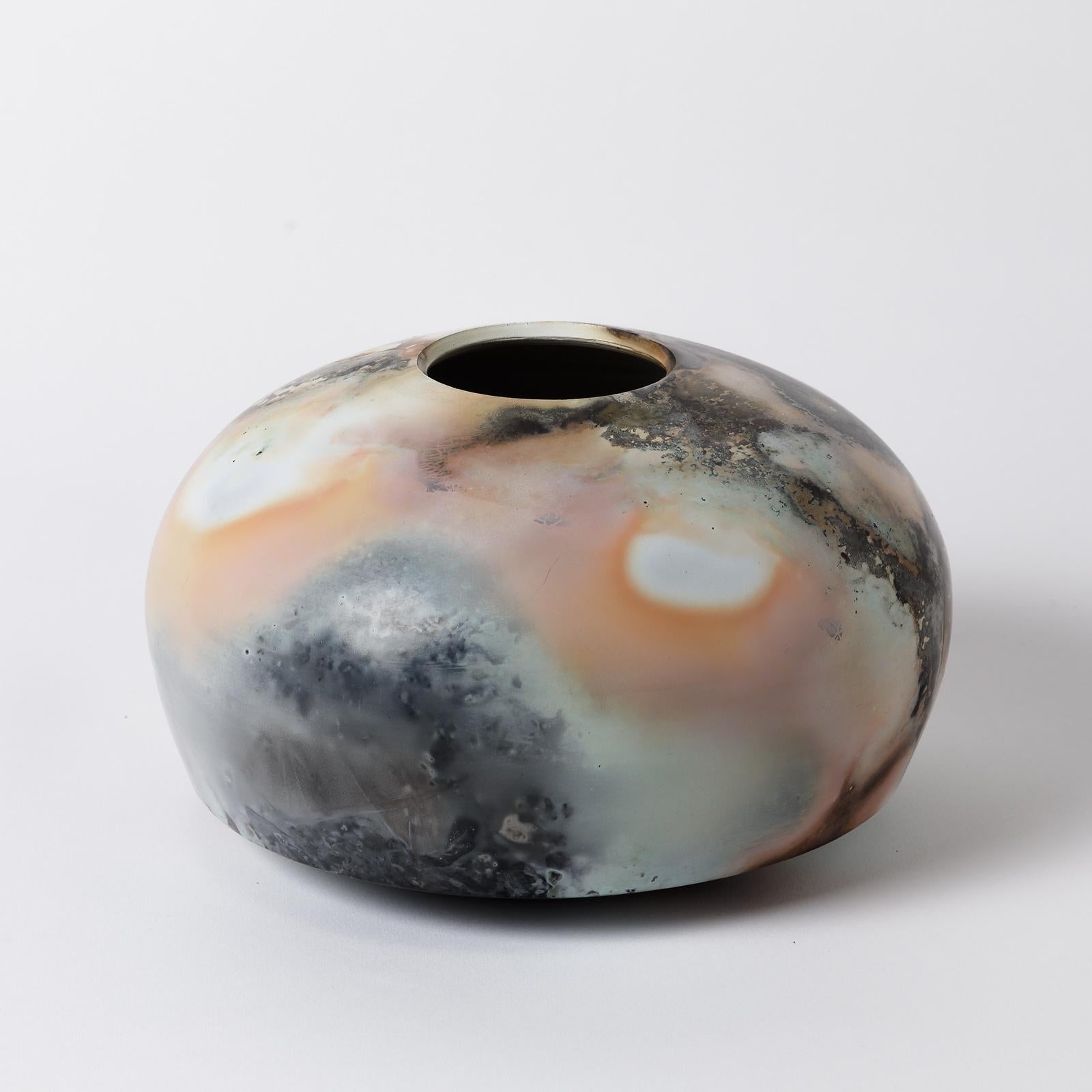 French Ceramic Vase by Alistair Dahnieux, circa 2010 For Sale