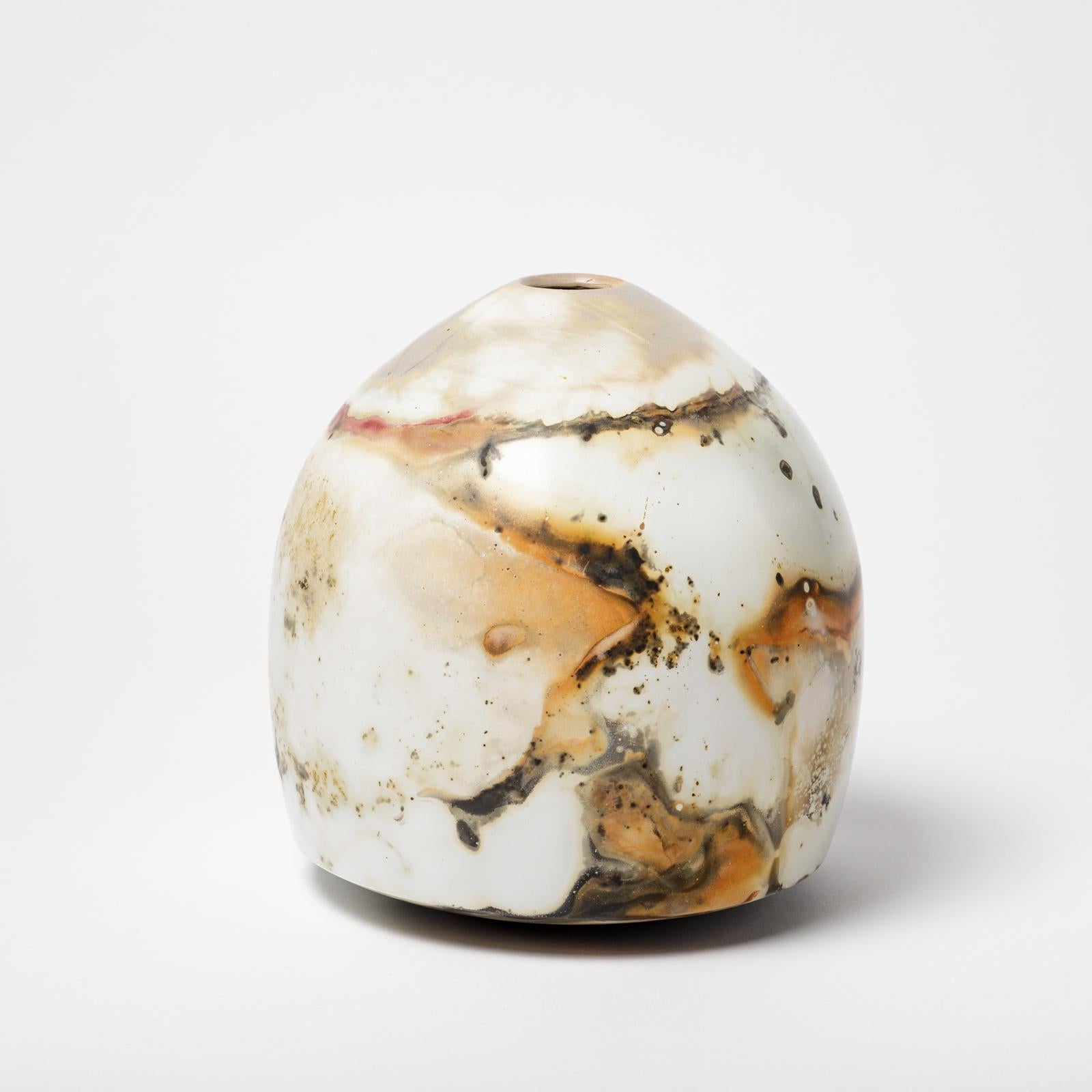 Ceramic Vase by Alistair Dahnieux, circa 2010 For Sale
