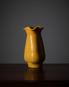 Jarrón de cerámica de Allan Ebeling, Torshälla, Suecia, años 30