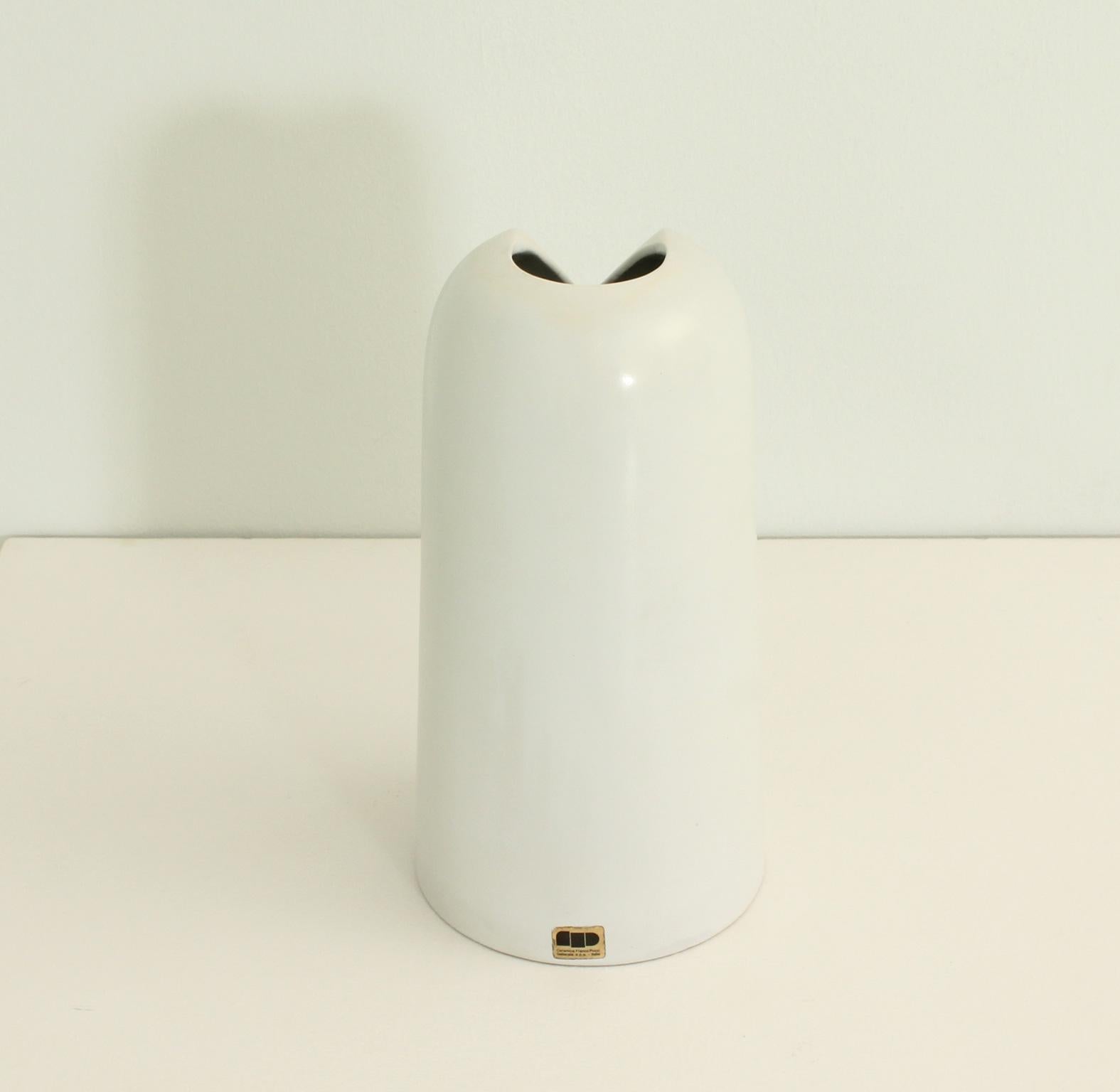 Mid-20th Century Ceramic Vase by Ambrogio Pozzi, Italy, 1968 For Sale