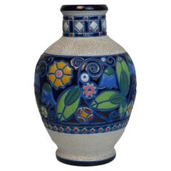 Antique Ceramic Vase by Amphora, 1920s