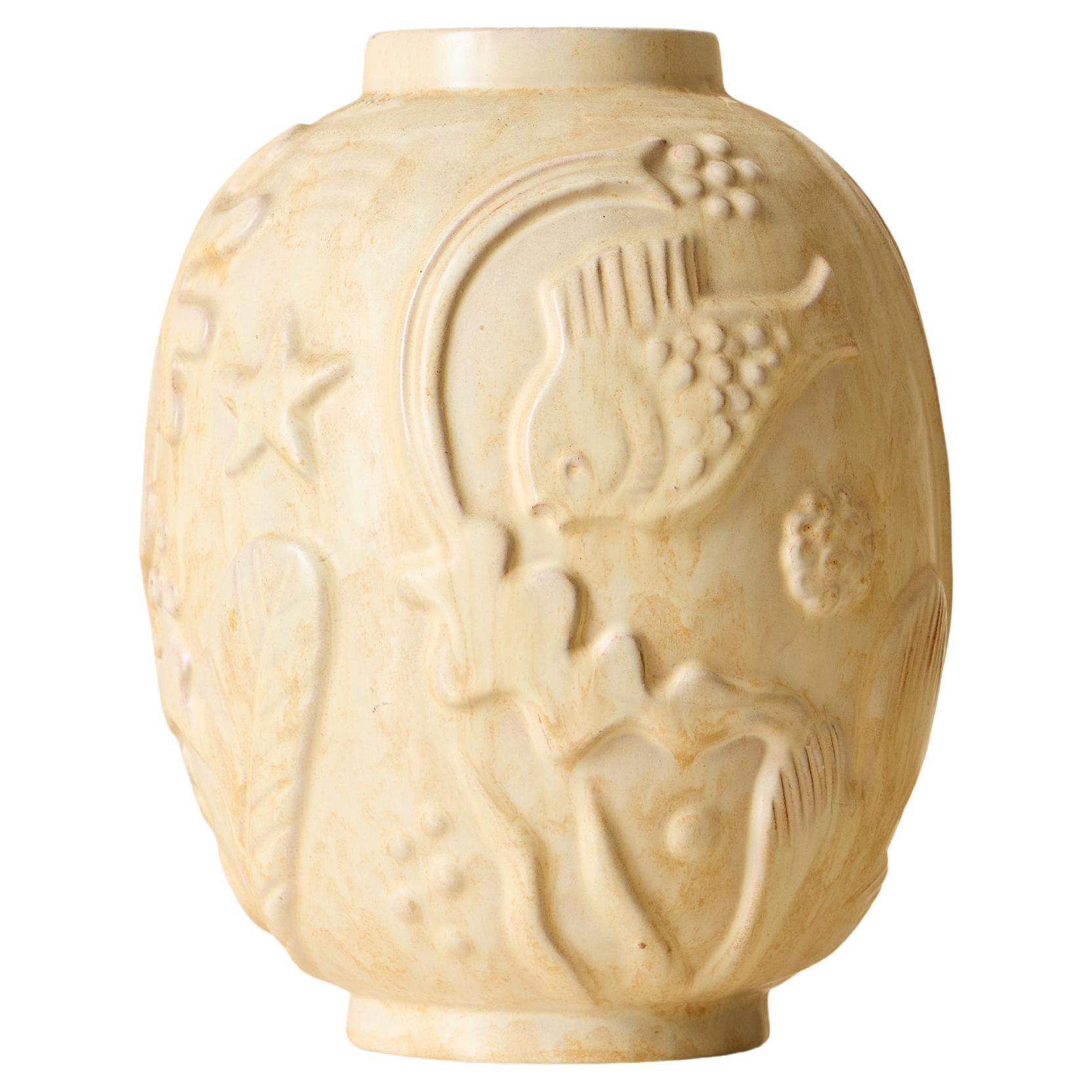 Vaso in ceramica di Anna-Lisa Thomson, anni '40 in vendita
