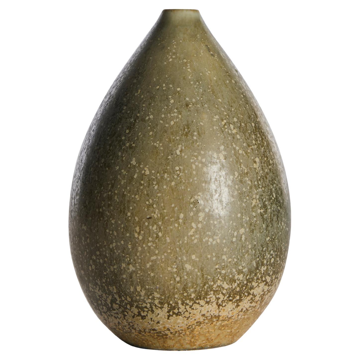 Vaso in ceramica di Carl-Harry Stålhane per Rörstrand, Svezia anni '50