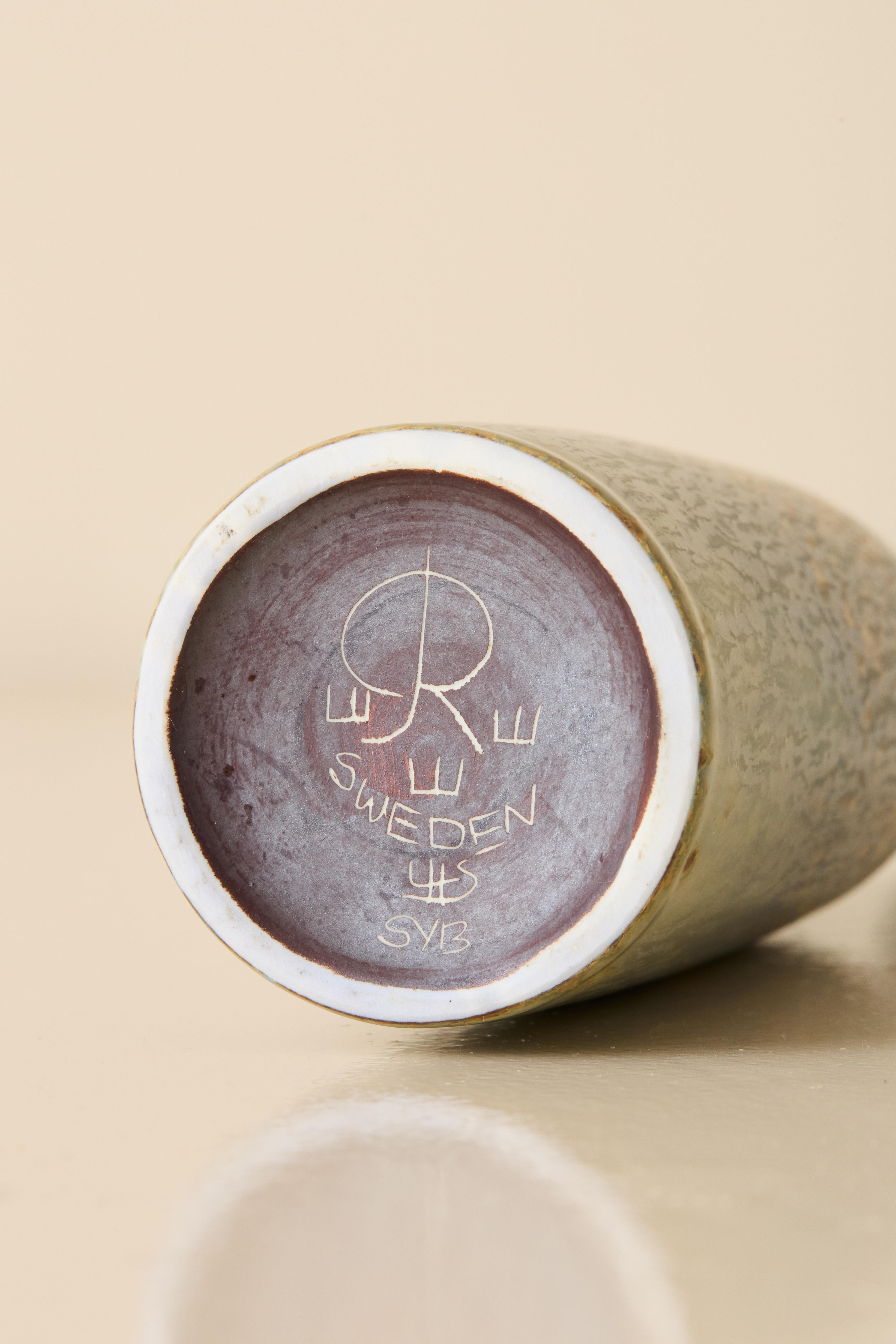 Jarrón de cerámica de Carl-Harry Stålhane, Rörstrand, años 50 en Bueno estado para la venta en Stockholm, SE