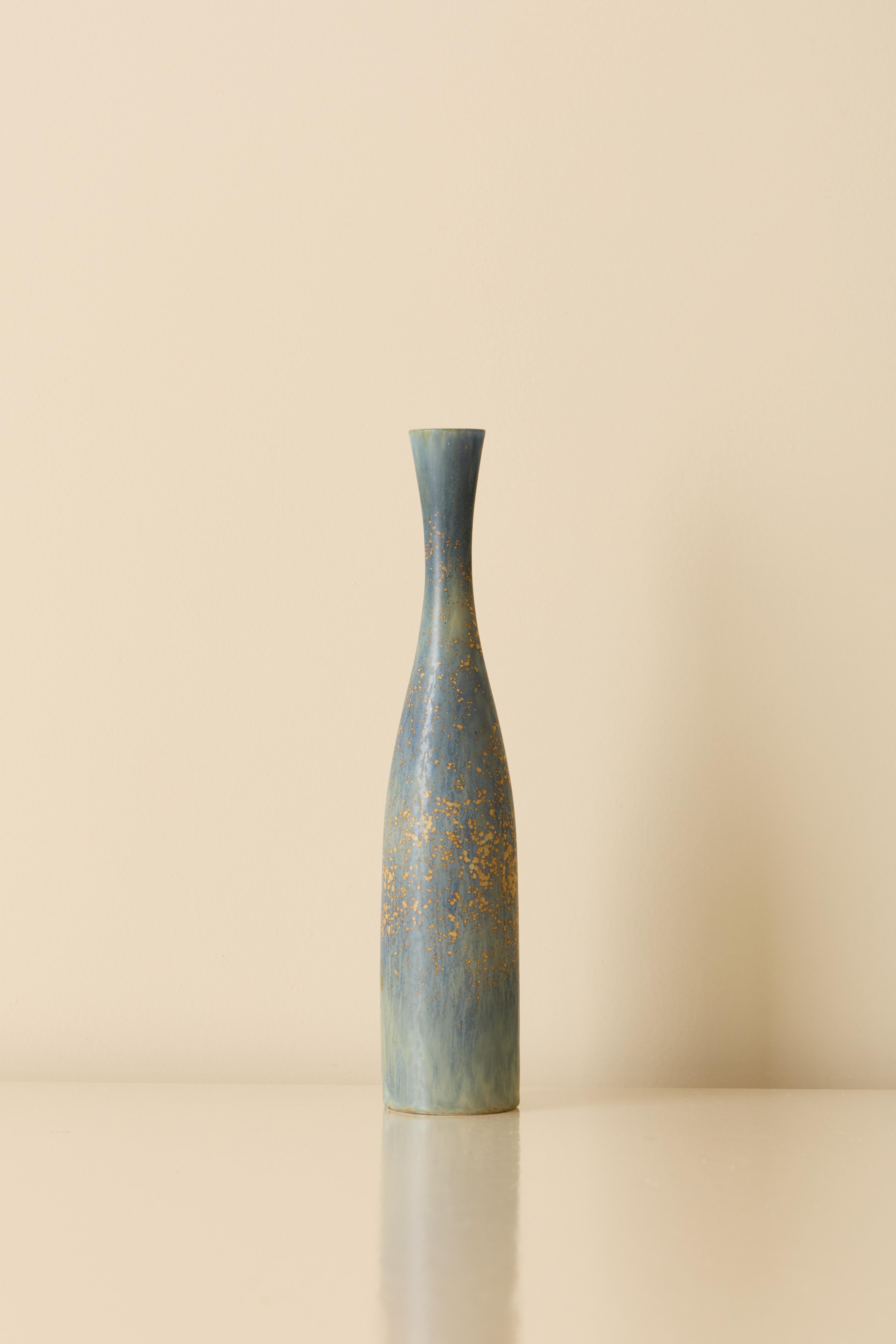 Jarrón de cerámica de Carl-Harry Stålhane, Rörstrand, años 50 mediados del siglo XX en venta