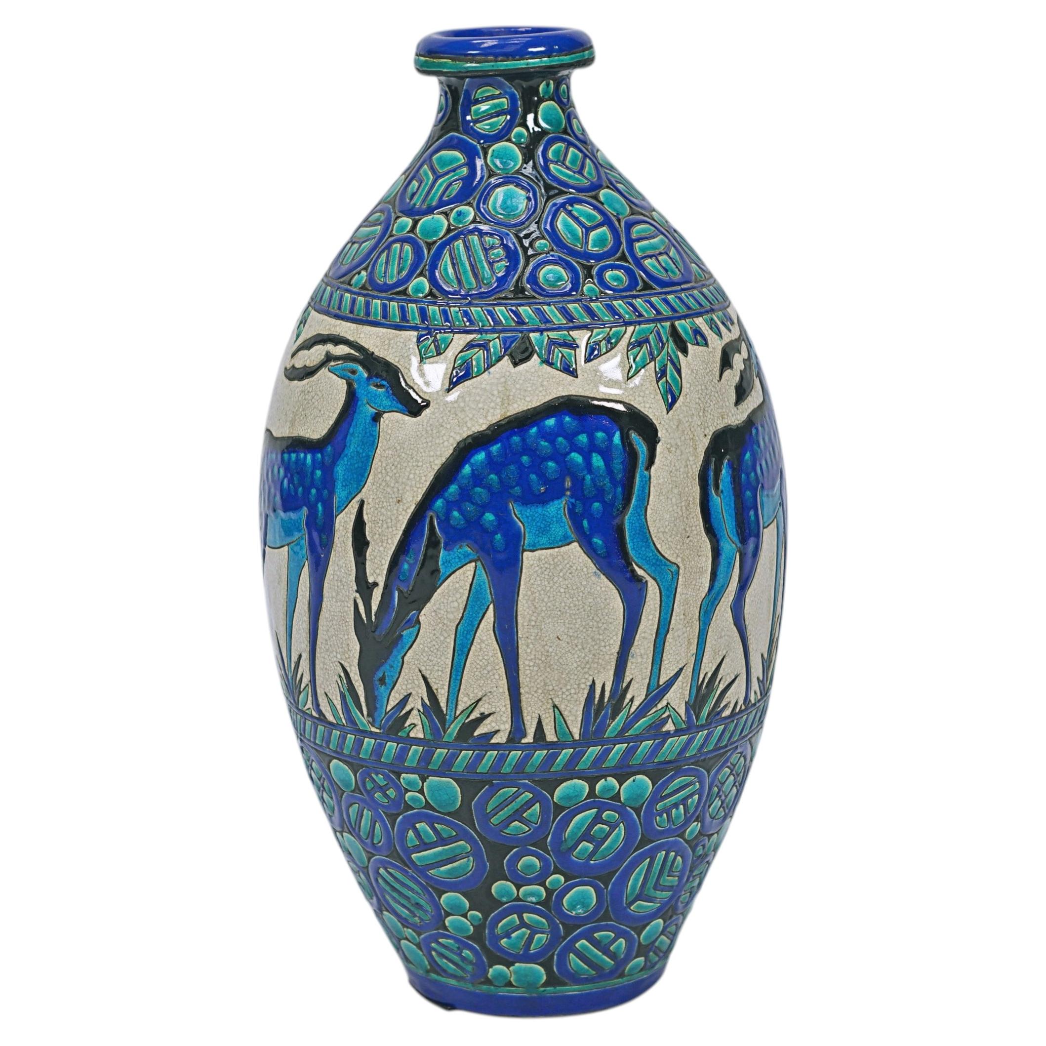 Vaso in ceramica di Charles Catteau