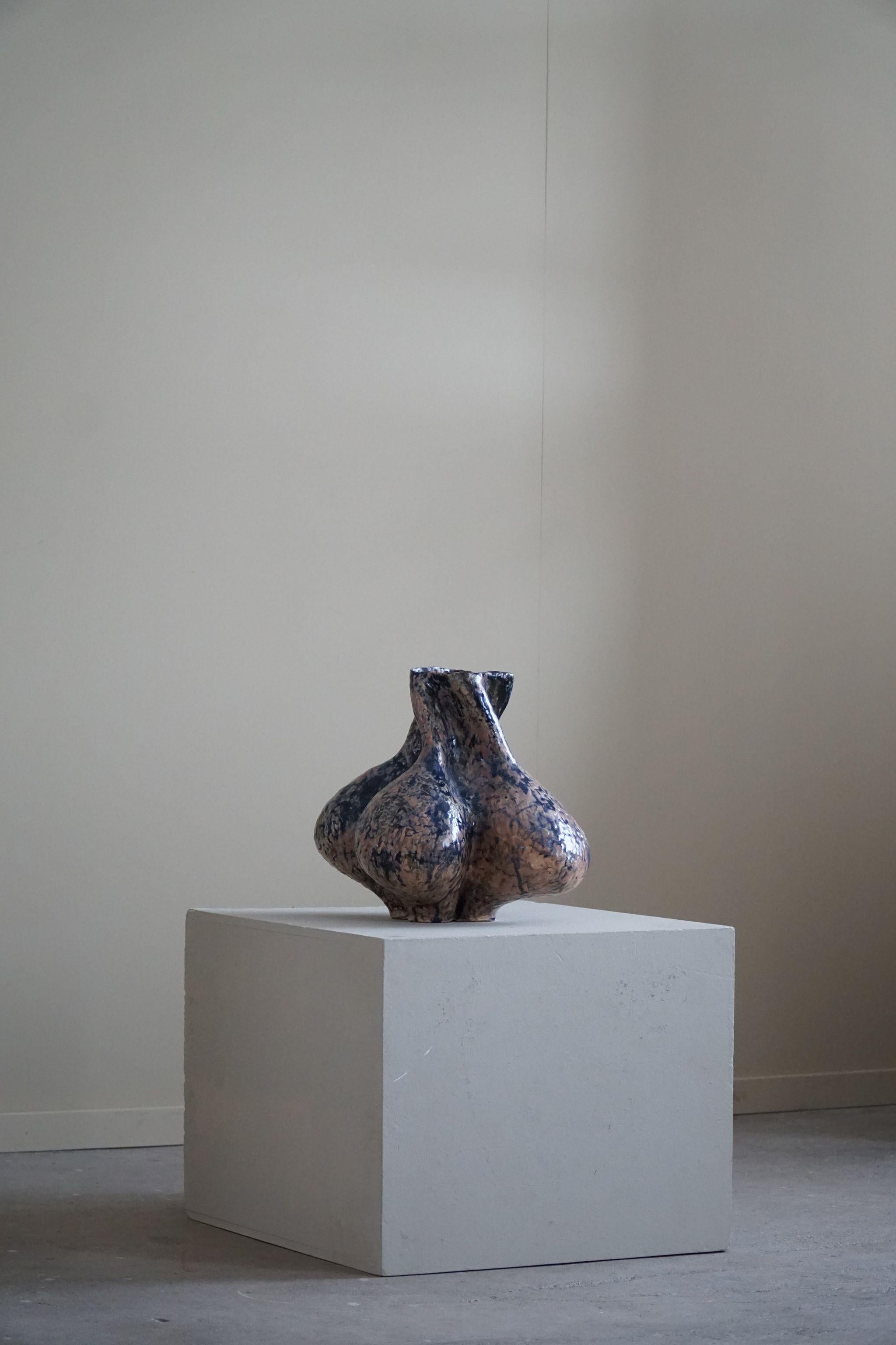 Ceramic Vase by Danish Artist Ole Victor, 2023 For Sale 5