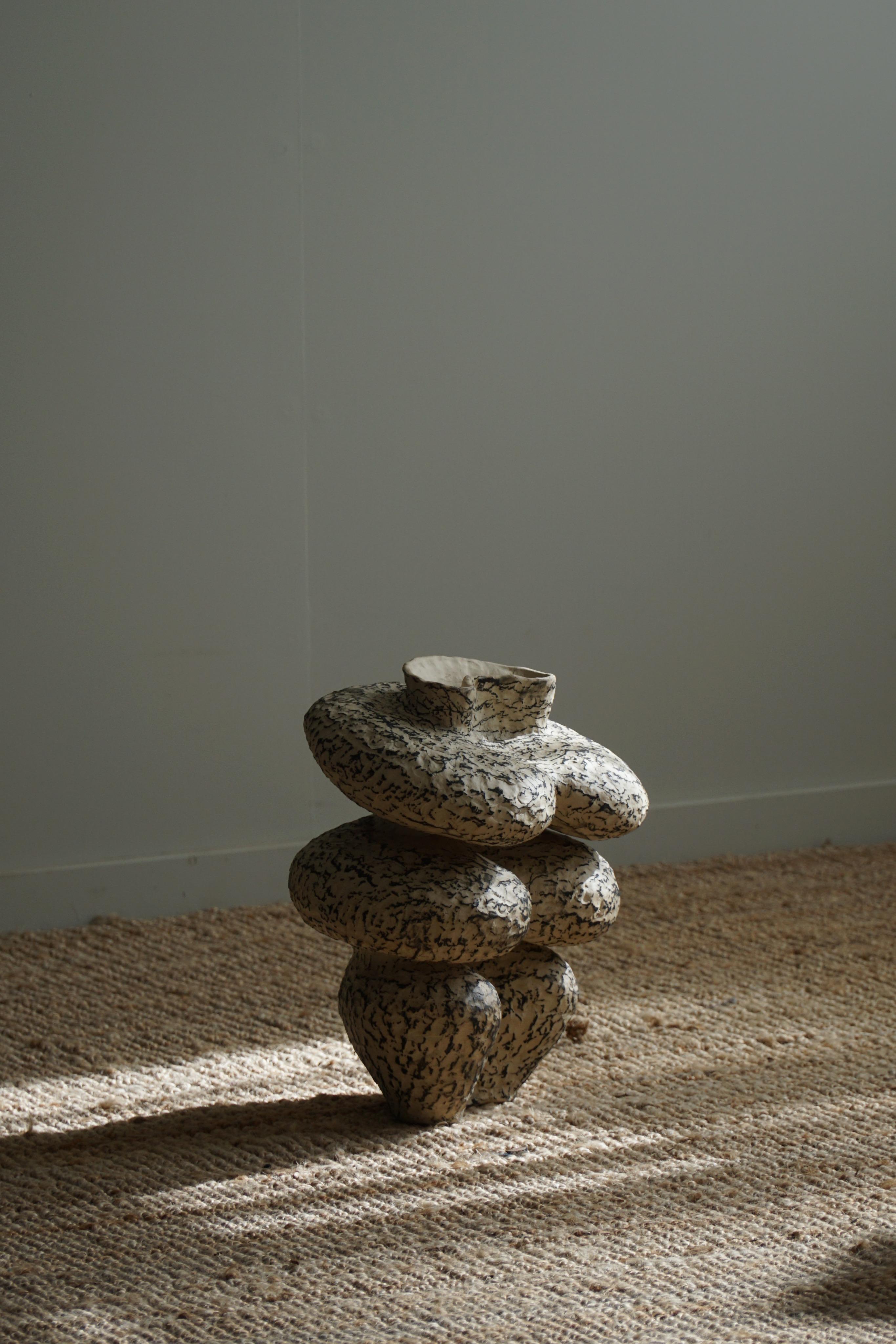 Ceramic Vase by Danish Artist Ole Victor, 2023 For Sale 9