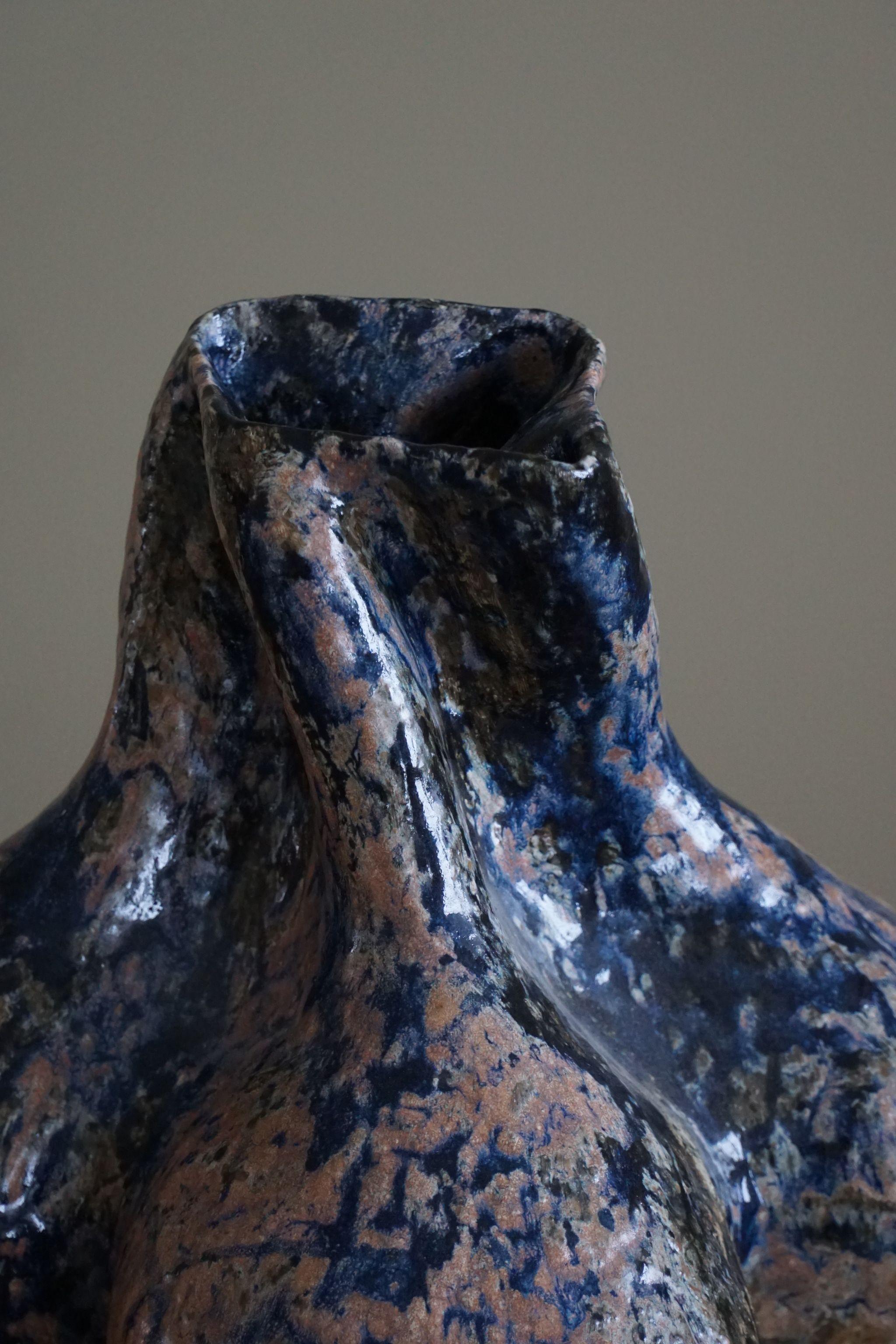 Ceramic Vase by Danish Artist Ole Victor, 2023 For Sale 1