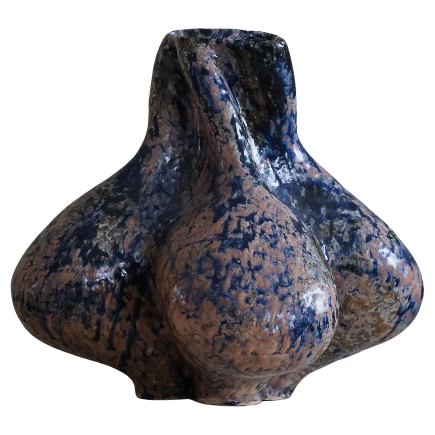 Ceramic Vase by Danish Artist Ole Victor, 2023 For Sale