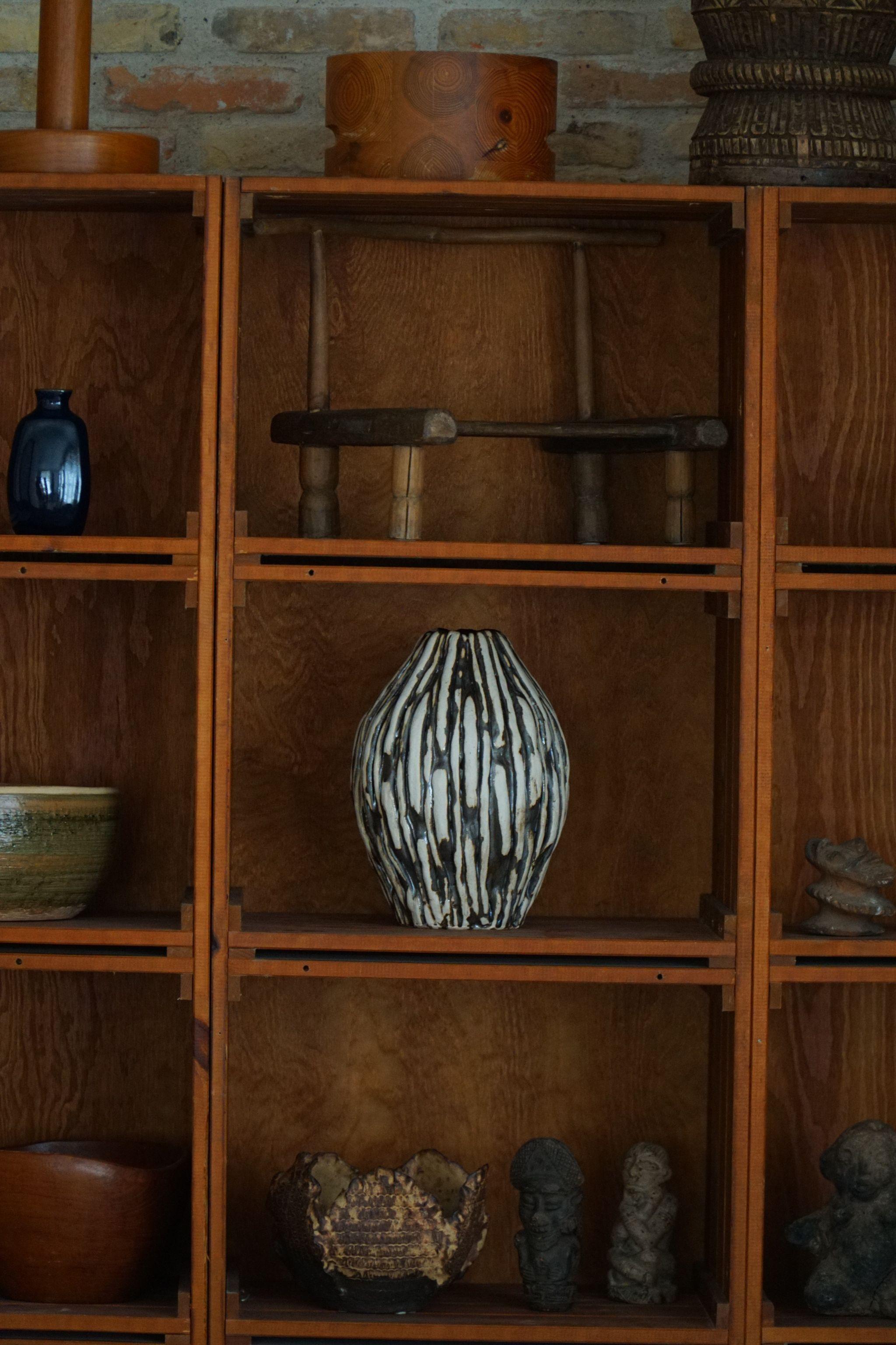 Ceramic Vase by Danish Artist Ole Victor, 2024 For Sale 7