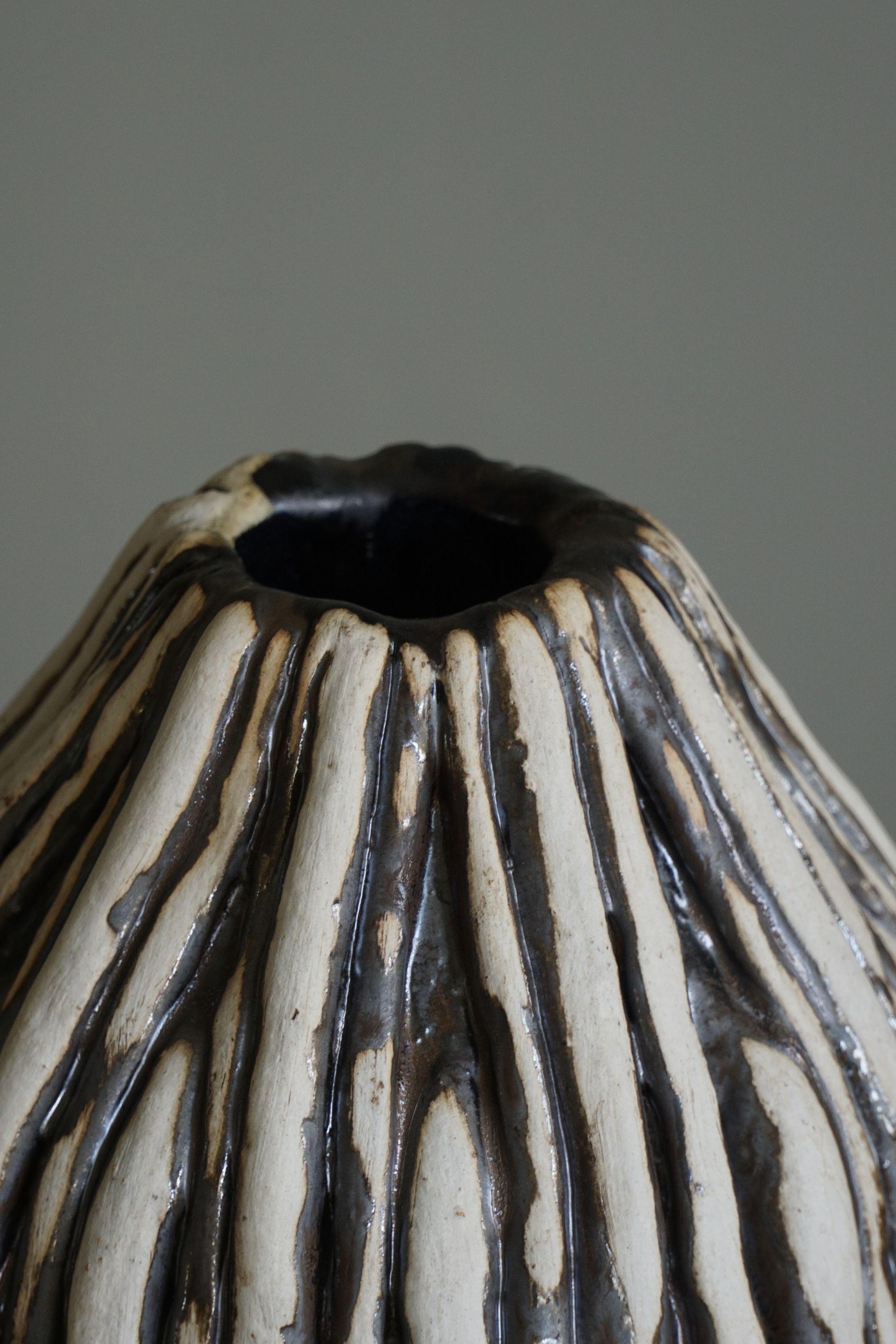 Ceramic Vase by Danish Artist Ole Victor, 2024 For Sale 3