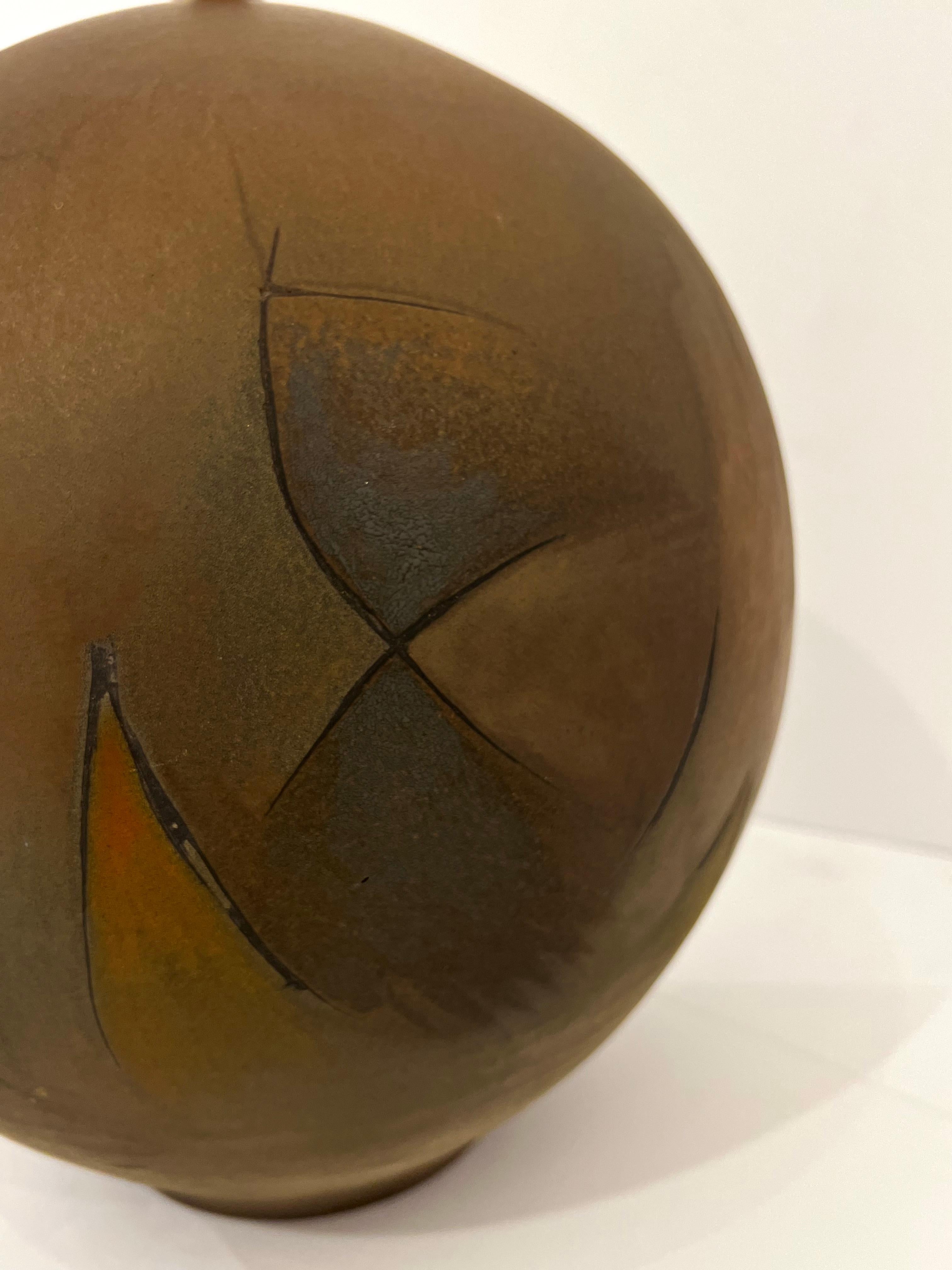Vaso in ceramica di Edgardo Abbozzo in vendita 3