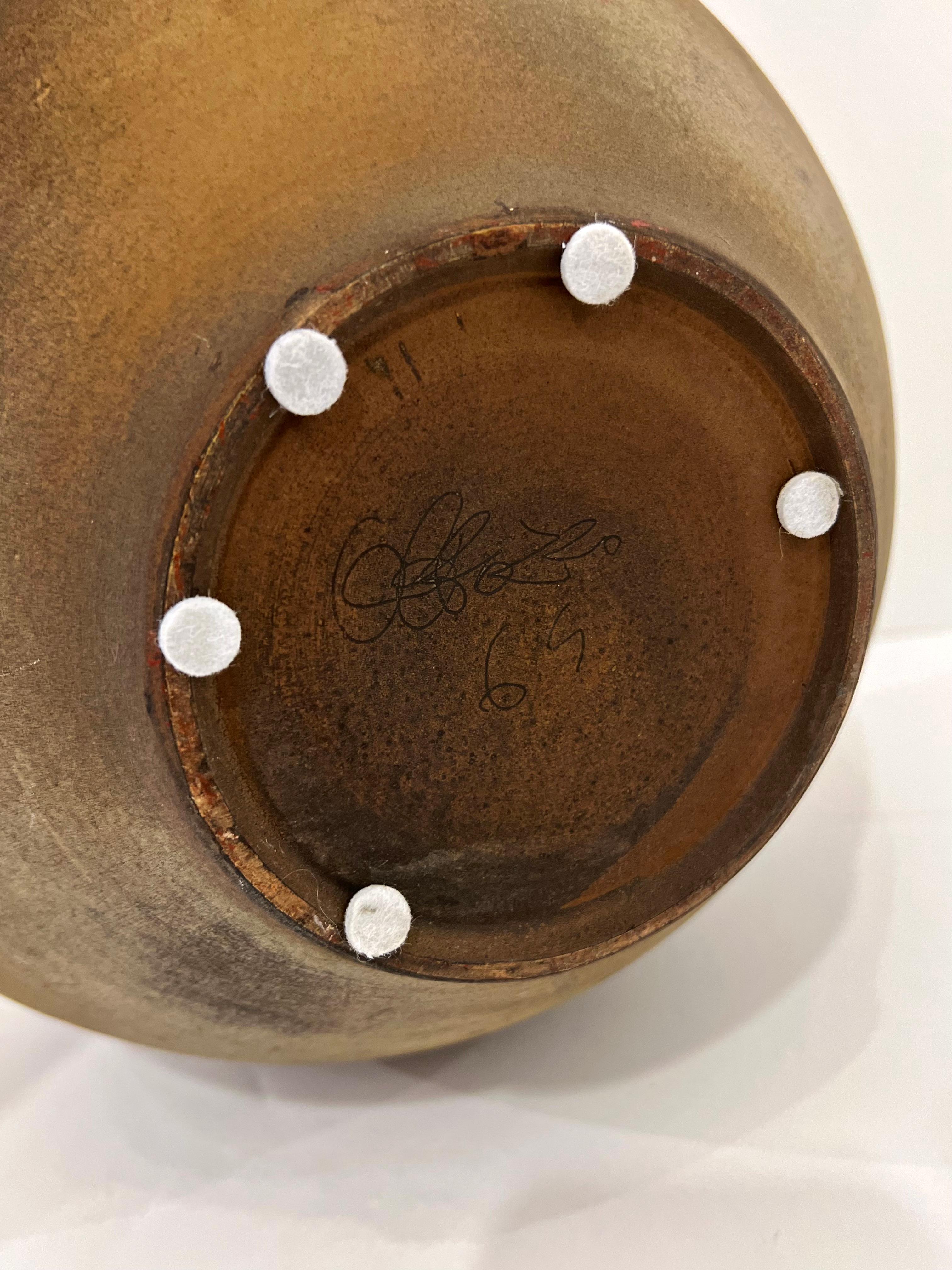 Vaso in ceramica di Edgardo Abbozzo in vendita 5