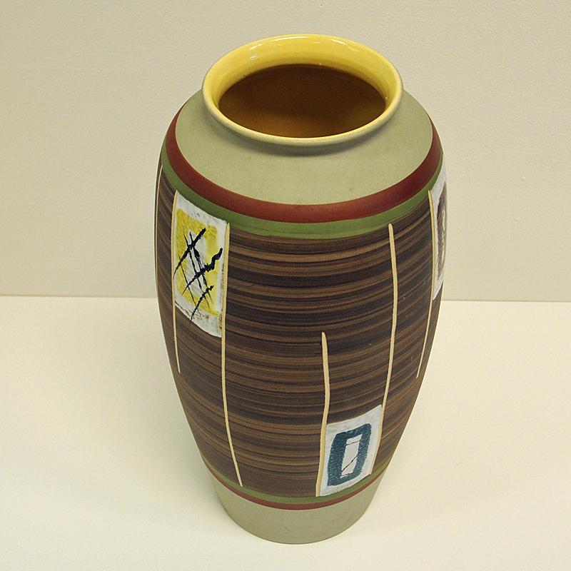Arts and Crafts Vintage Ceramic vase by Eduard Bay- W. Germany 1961