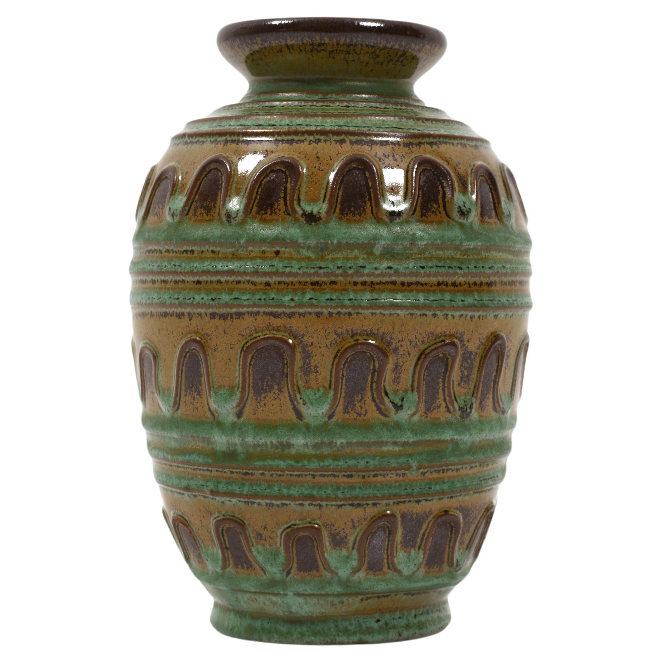 Ceramic vase by Erik Mornils, Nittsjö, 1930s For Sale