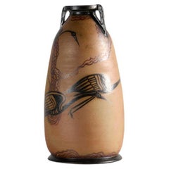 Ceramic Vase by Etienne Vilotte for Ciboure Pottery, France, circa 1950