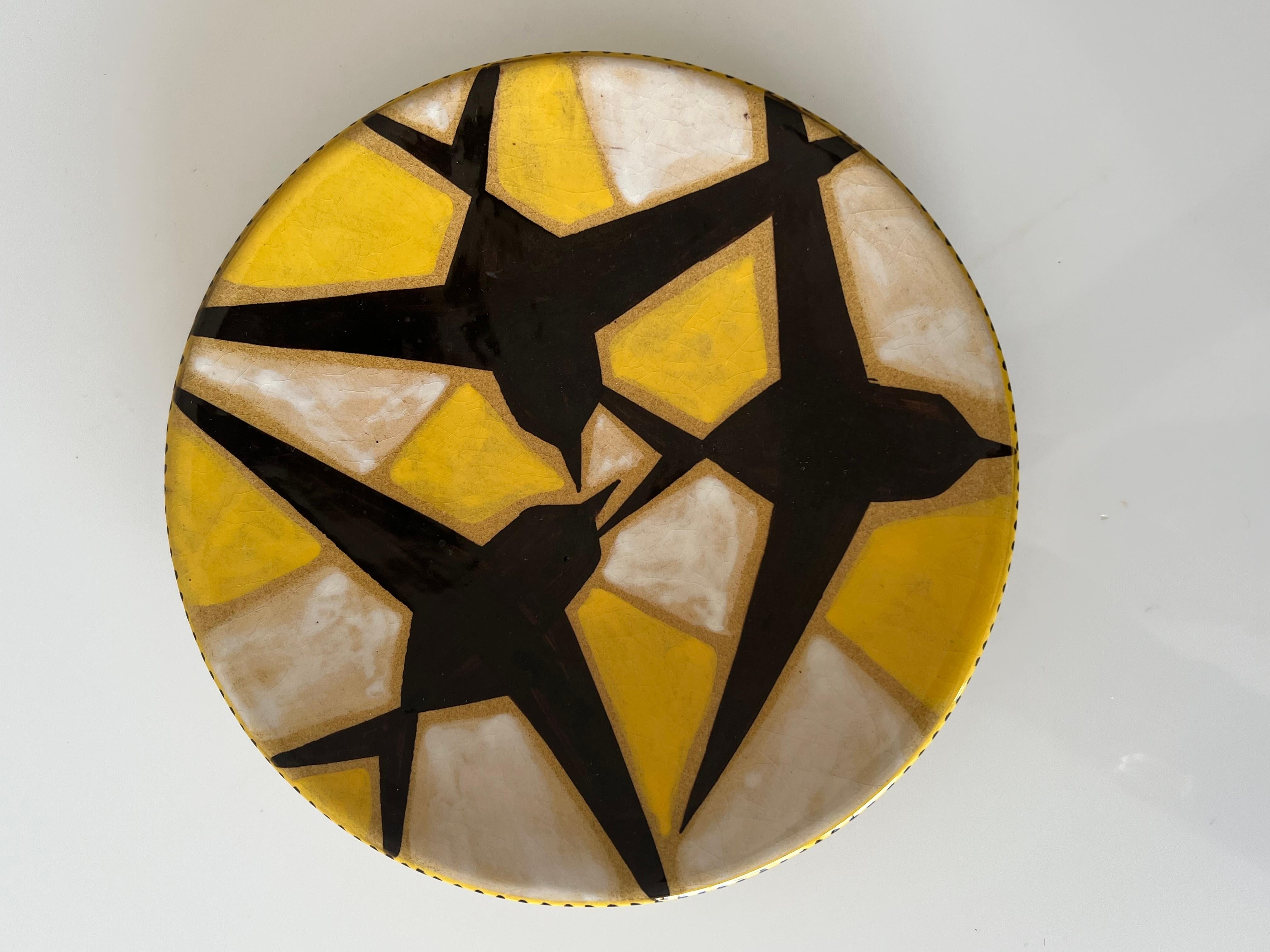 Art déco Vase en céramique par Fenice Albisola pour Manlio Trucco Italie vers 1930 en vente