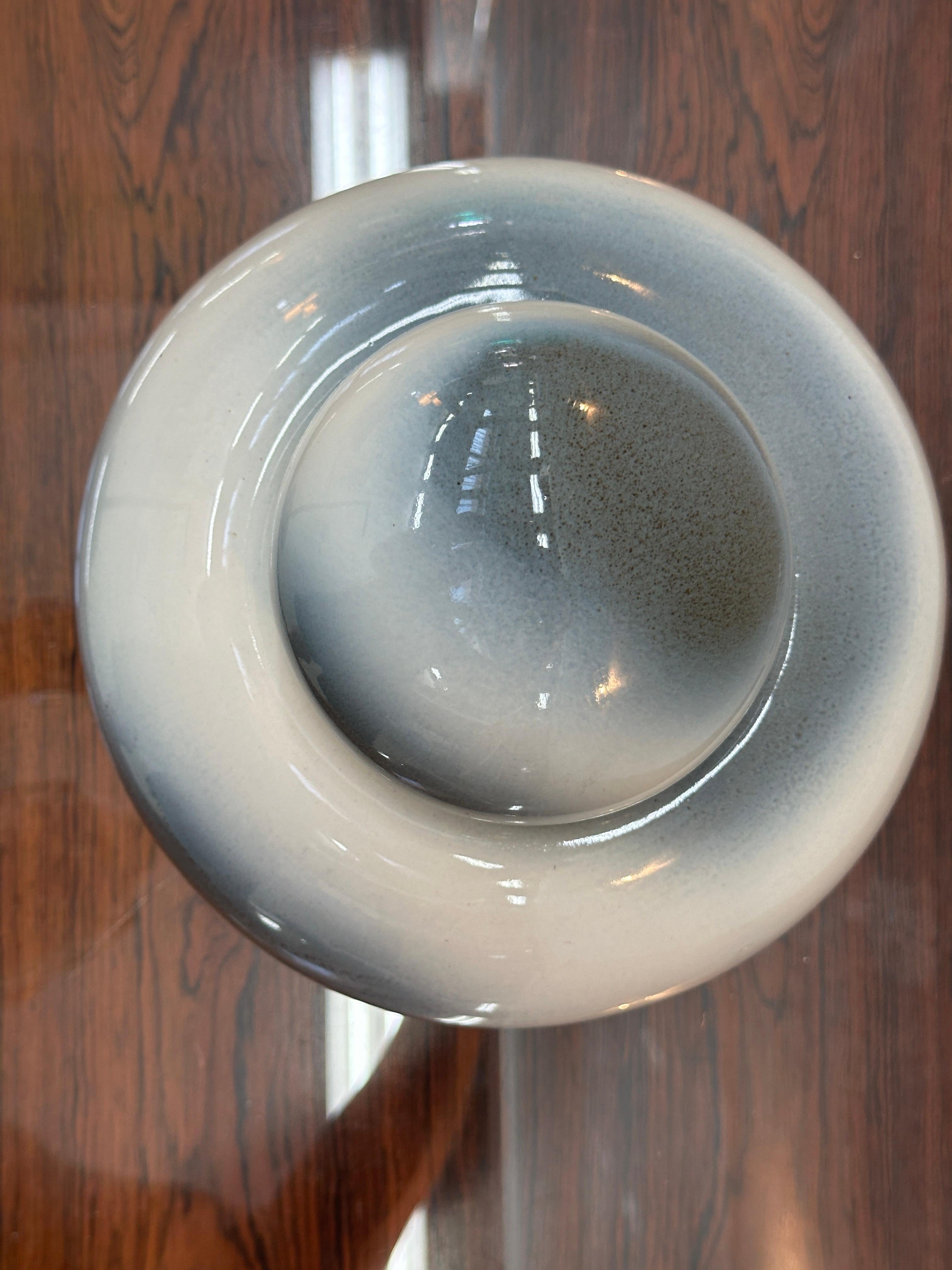 Keramikvase von Franco Bucci für Ceramiche Pesaro hergestellt in Italien 1970 im Angebot 5