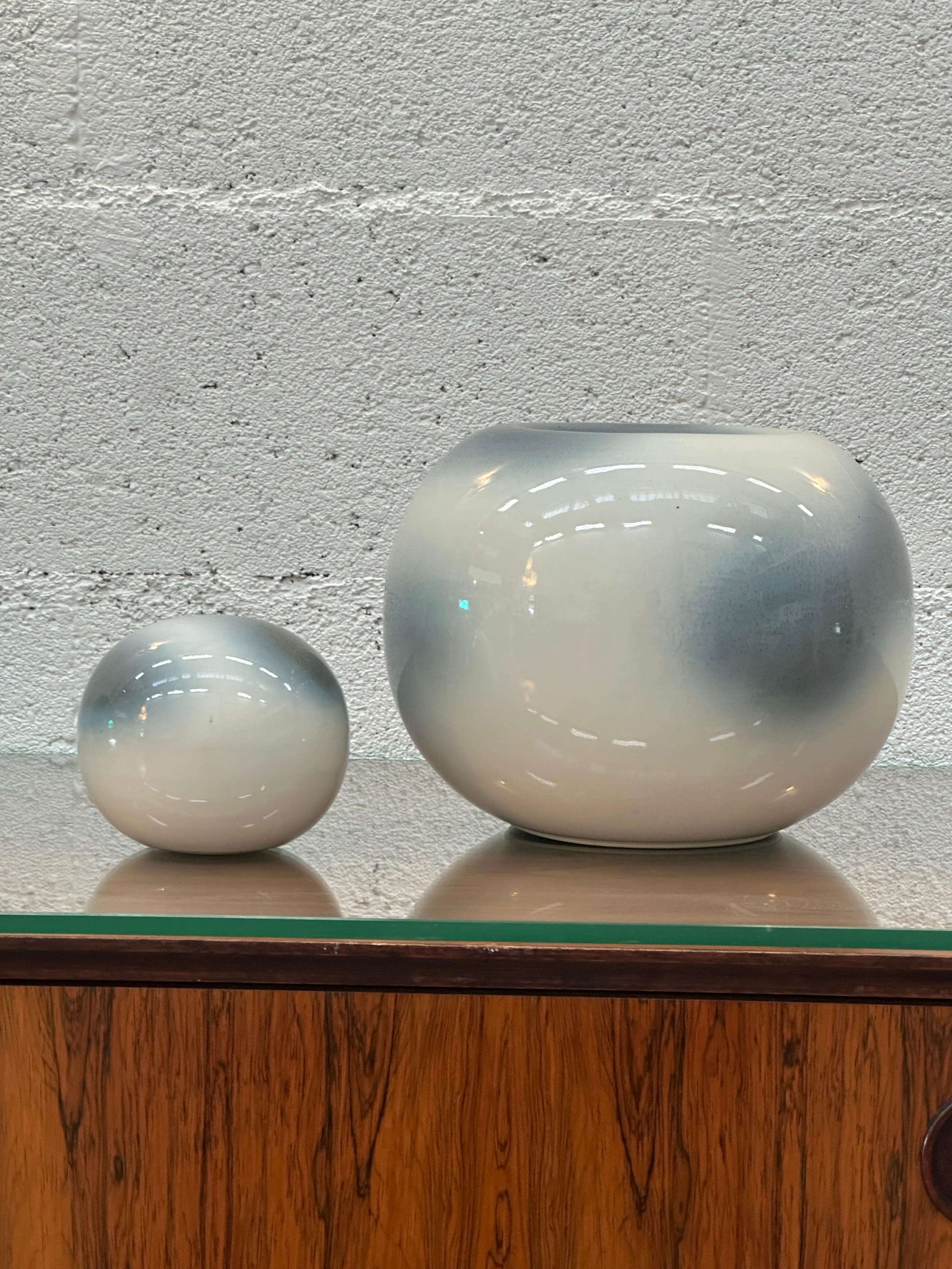 Keramikvase von Franco Bucci für Ceramiche Pesaro hergestellt in Italien 1970 im Zustand „Gut“ im Angebot in Genève, GE