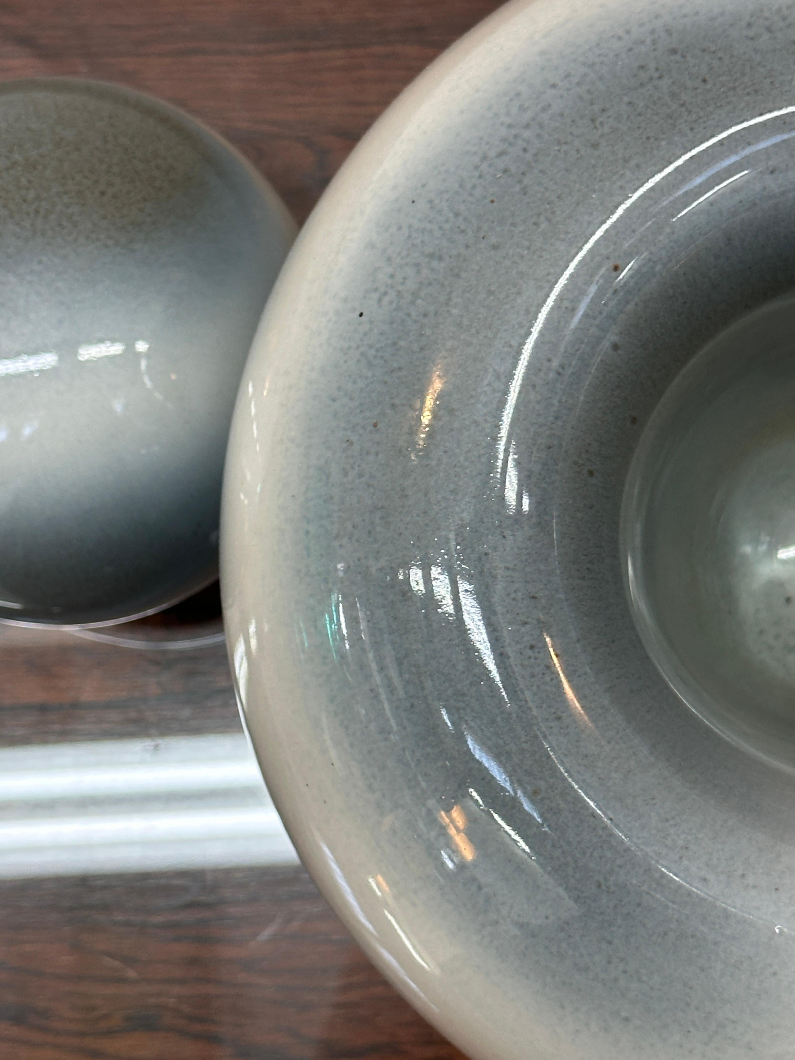 Keramikvase von Franco Bucci für Ceramiche Pesaro hergestellt in Italien 1970 im Angebot 2