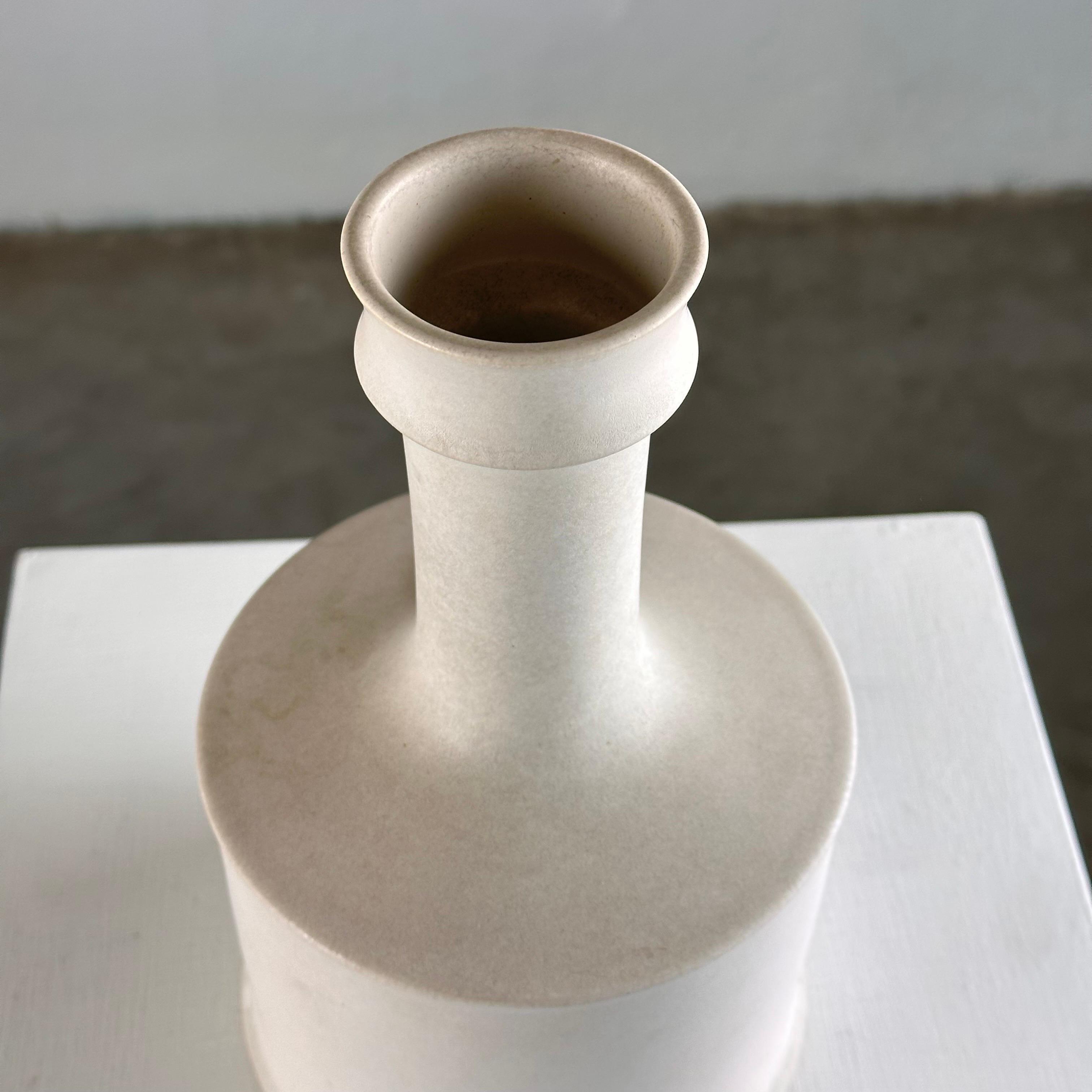 Italian Ceramic Vase by Franco Bucci for Laboratorio Pesaro, 1960s For Sale
