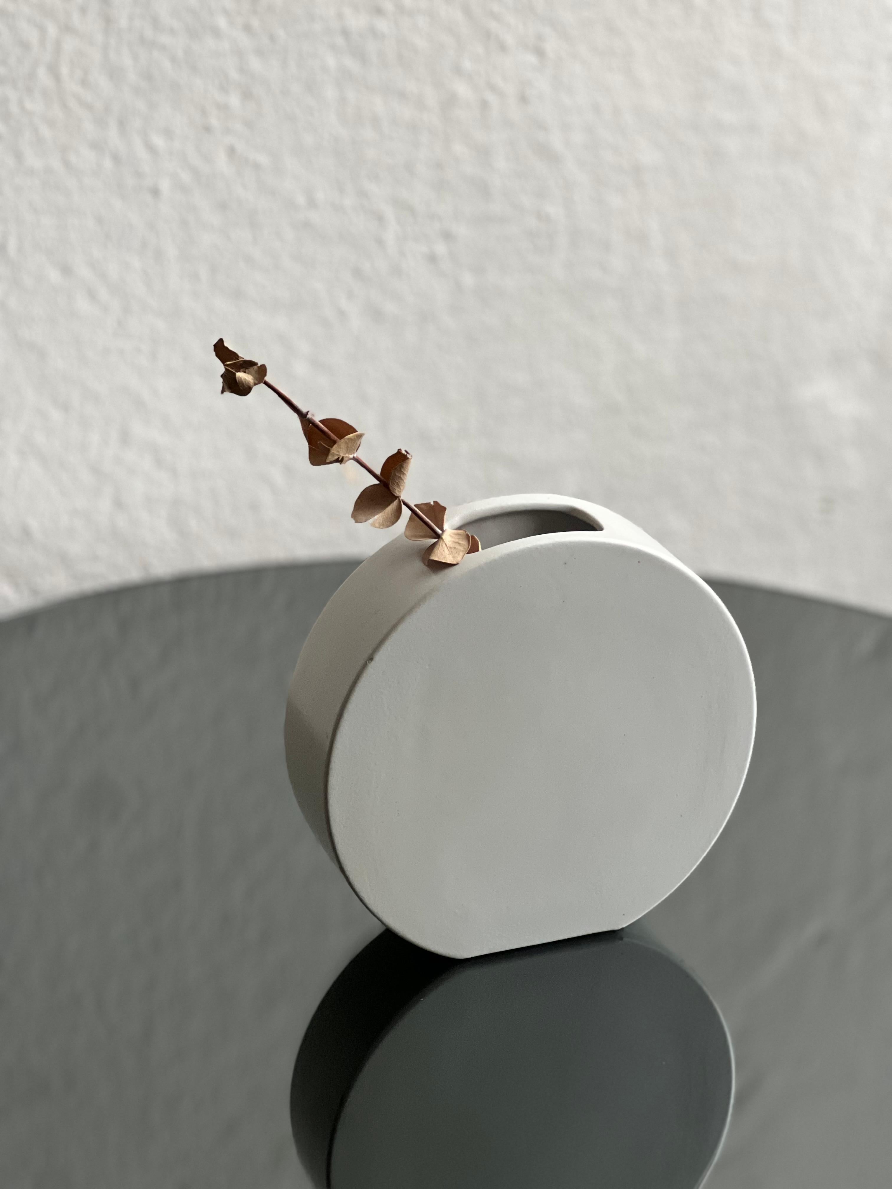 Keramikvase von Franco Pozzi Ceramiche, hergestellt in Italien, 1960er Jahre, künstlerisches Accessoire (Italienisch) im Angebot