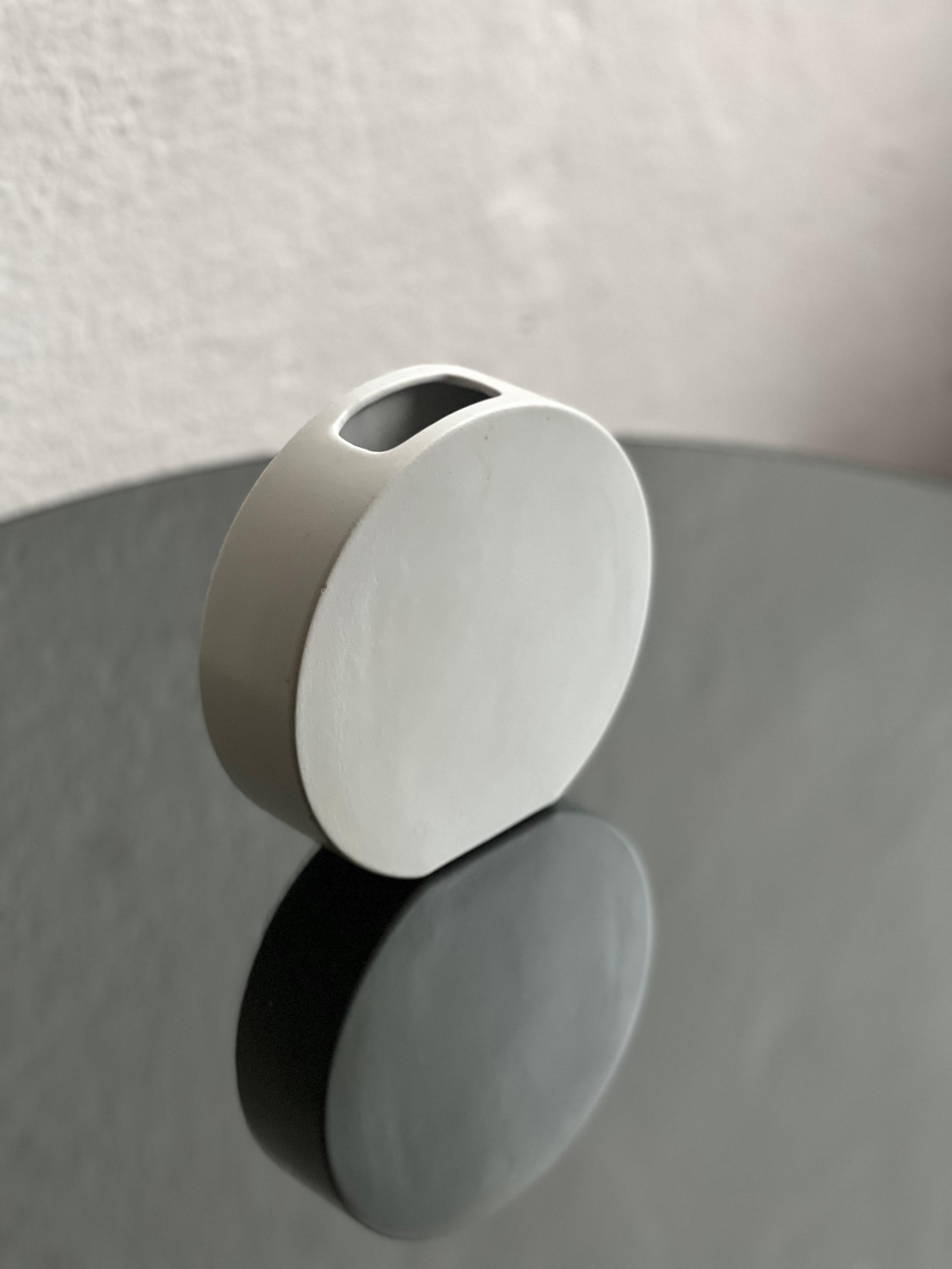 Keramikvase von Franco Pozzi Ceramiche, hergestellt in Italien, 1960er Jahre, künstlerisches Accessoire im Angebot 1