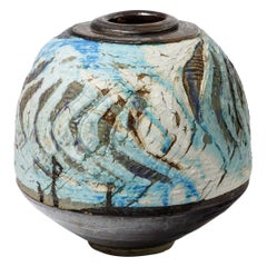 Ceramic Vase by Georges Sybesma to La Borne, France, circa 2010