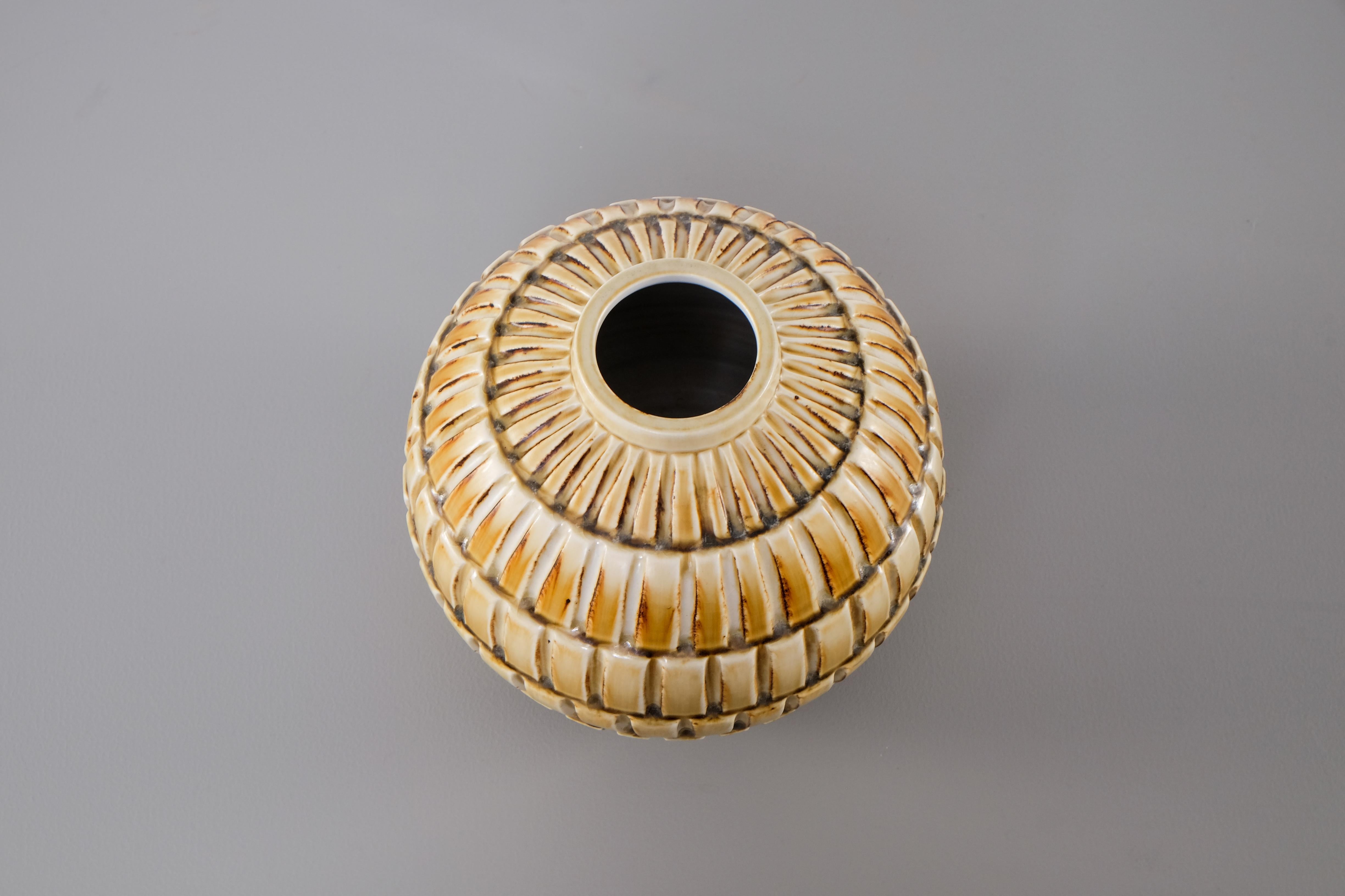 Swedish Ceramic Vase by Gertrud Lönegren, Rörstrand, 1930s For Sale