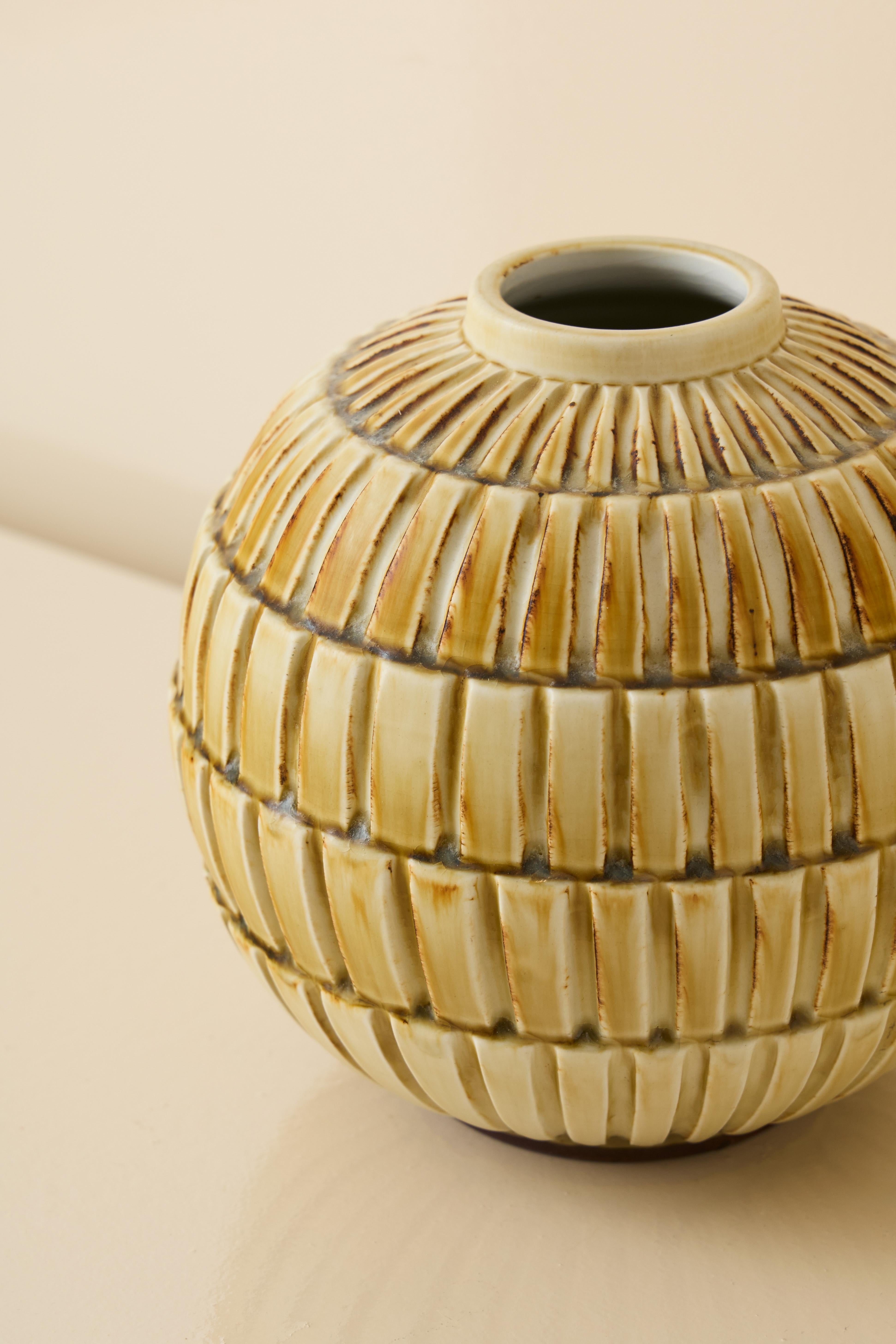 Swedish Ceramic Vase by Gertrud Lönegren, Rörstrand, 1930s For Sale