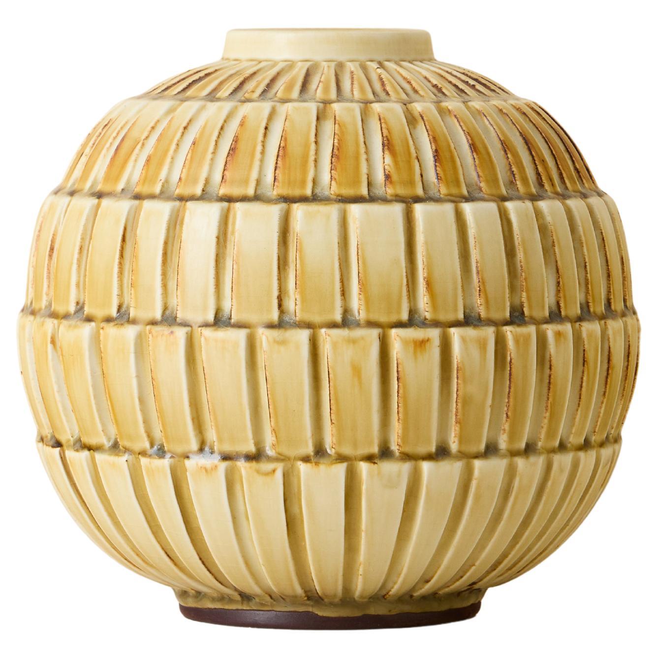 Vase en céramique de Gertrud Lönegren, Rörstrand, années 1930