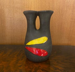 Vase en céramique de Gilbert Valentin/Les Archanges, Vallauris, France, années 1950