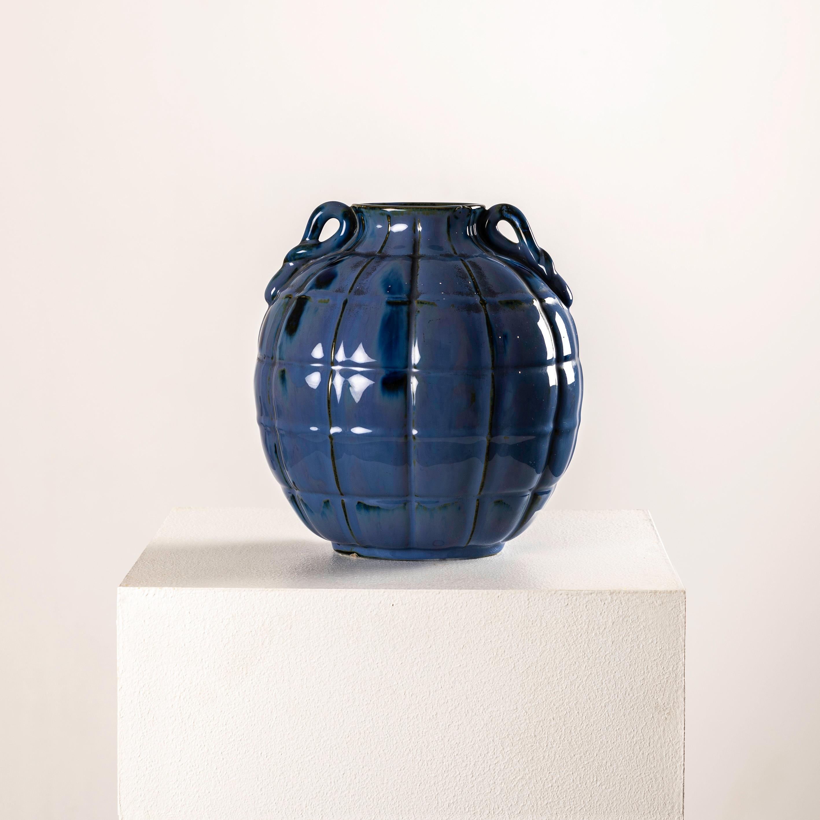 Art Deco Ceramic Vase by Gio Ponti for Richard Ginori, 1930s For Sale