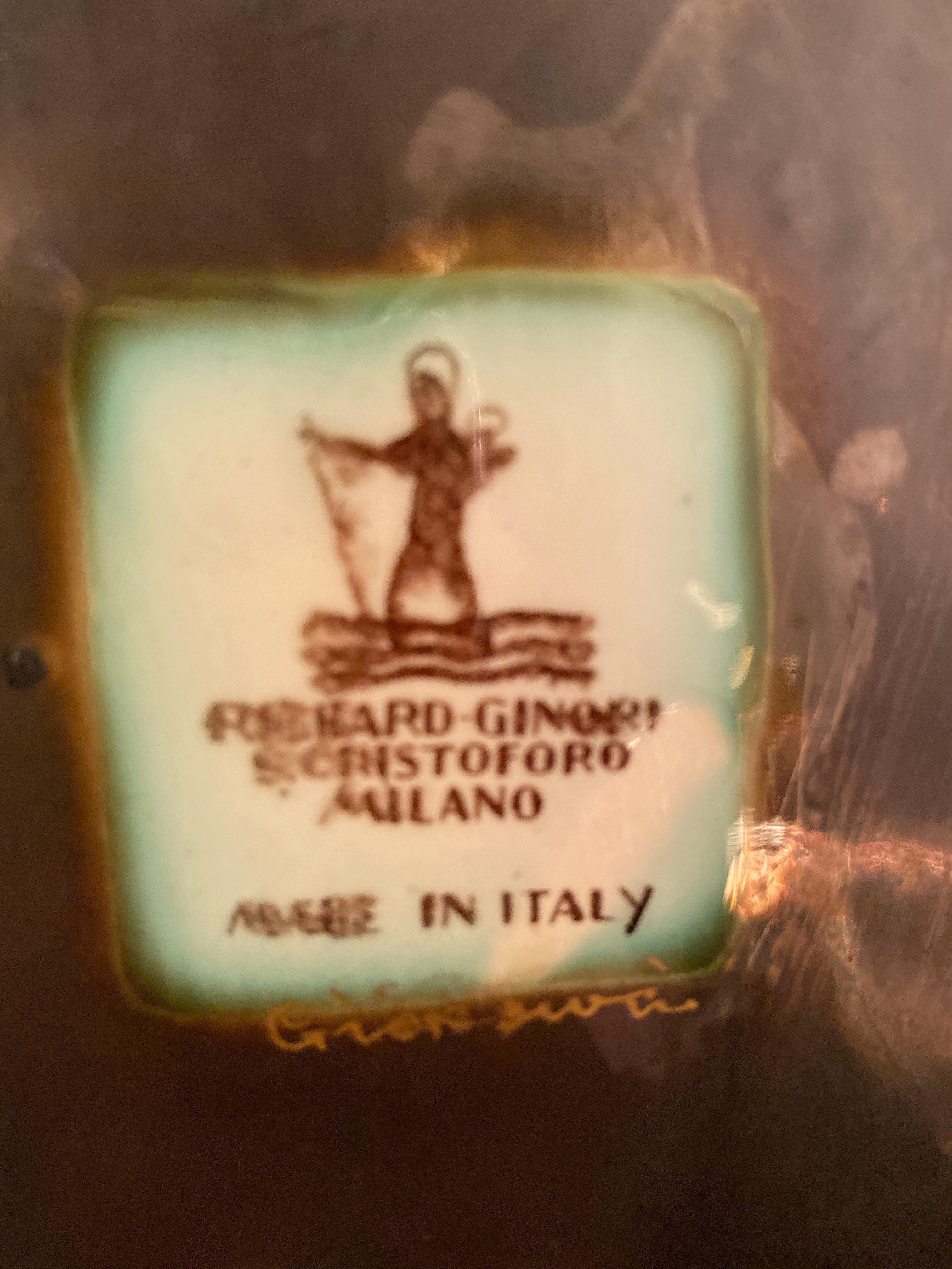 Keramikvase von Gio Ponti für Richard Ginori:: Italien:: 1930er Jahre 4