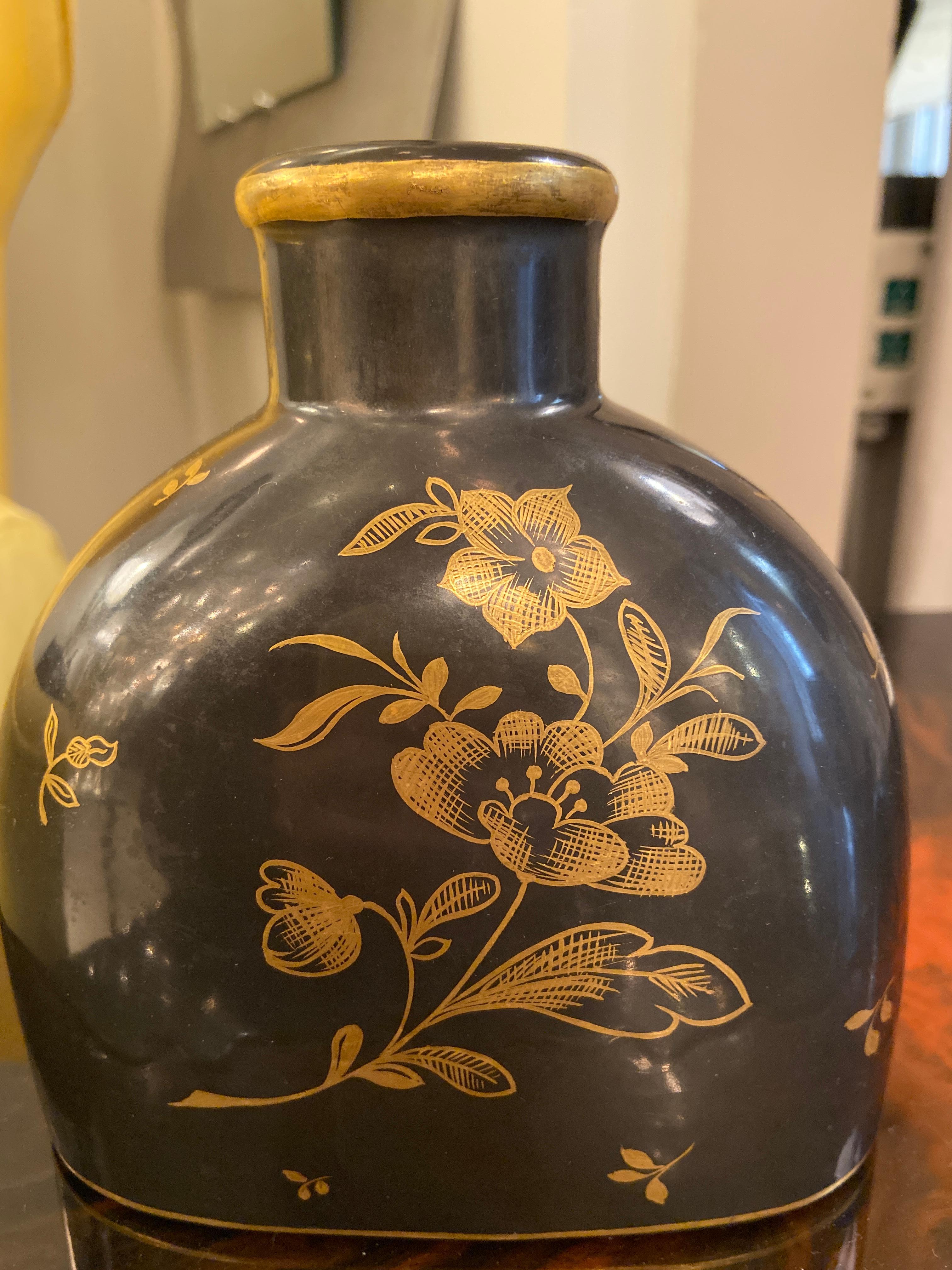 Keramikvase von Gio Ponti für Richard Ginori:: Italien:: 1930er Jahre 2