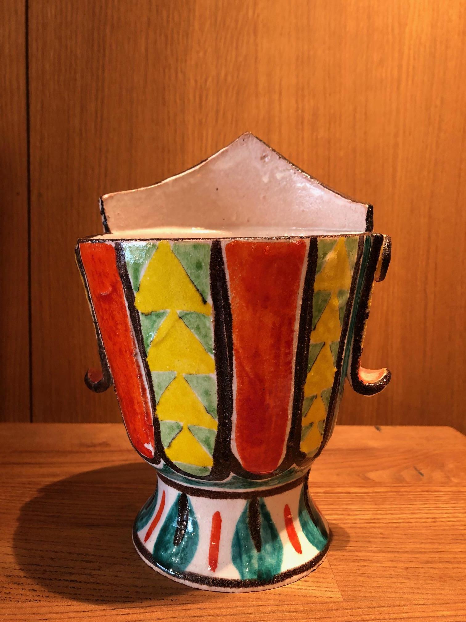 Ceramic Vase by Giovanni De Simone In Good Condition In Paris, FR