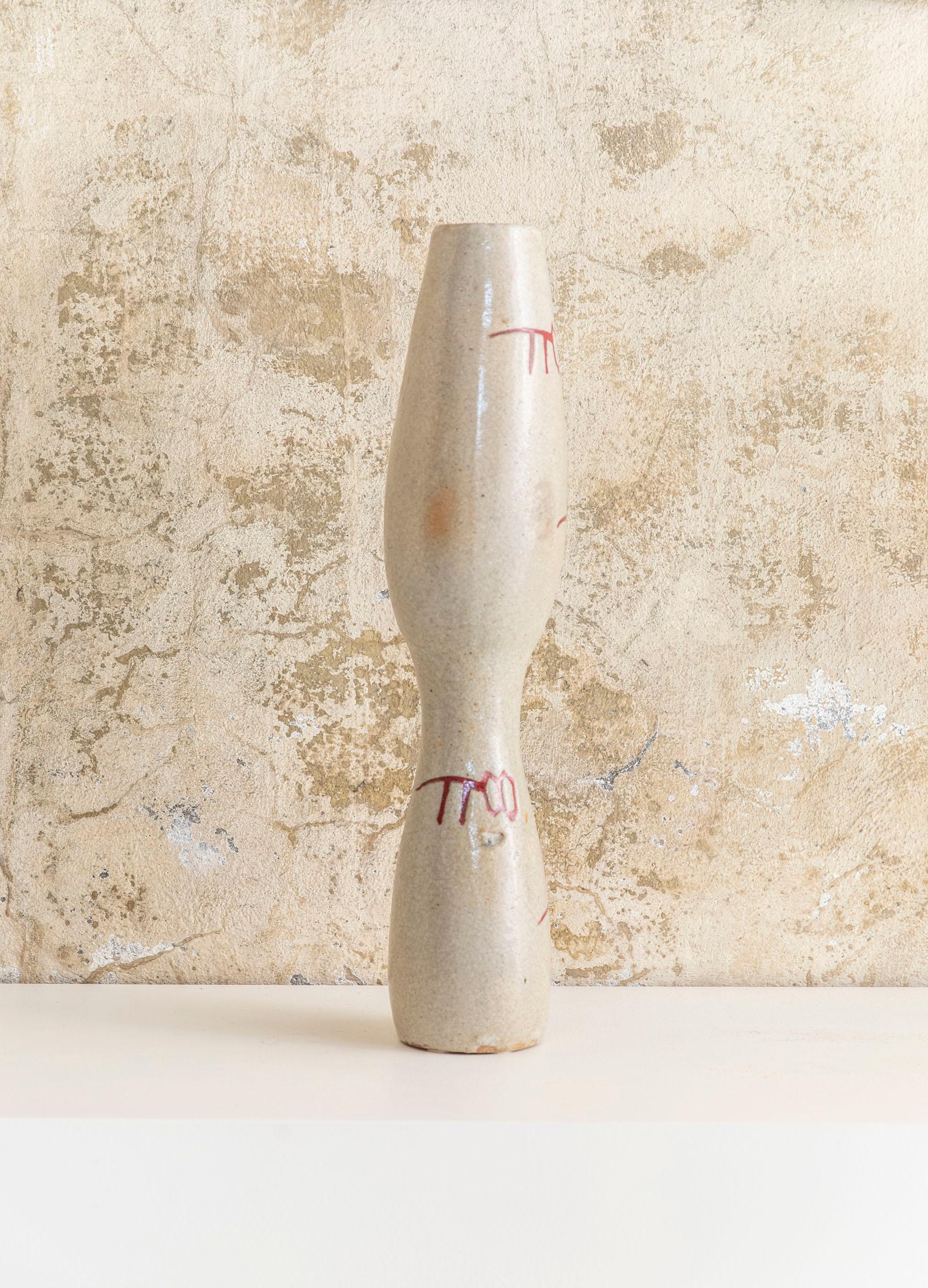 Mid-Century Modern Ceramic Vase by Giovanni Petucco, Italy, C. 1950 For Sale